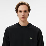 Lacoste Classic Fit Bisiklet Yaka Erkek Siyah Sweatshirt