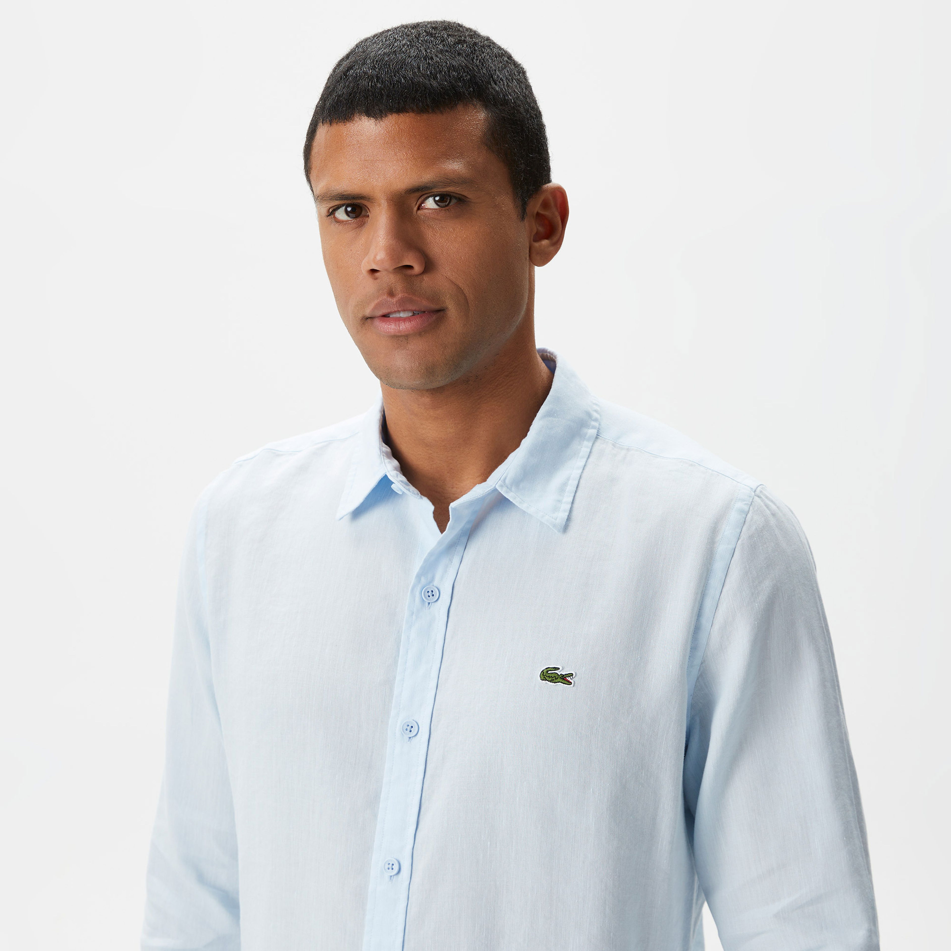 Lacoste Erkek Slim Fit Mavi Gömlek