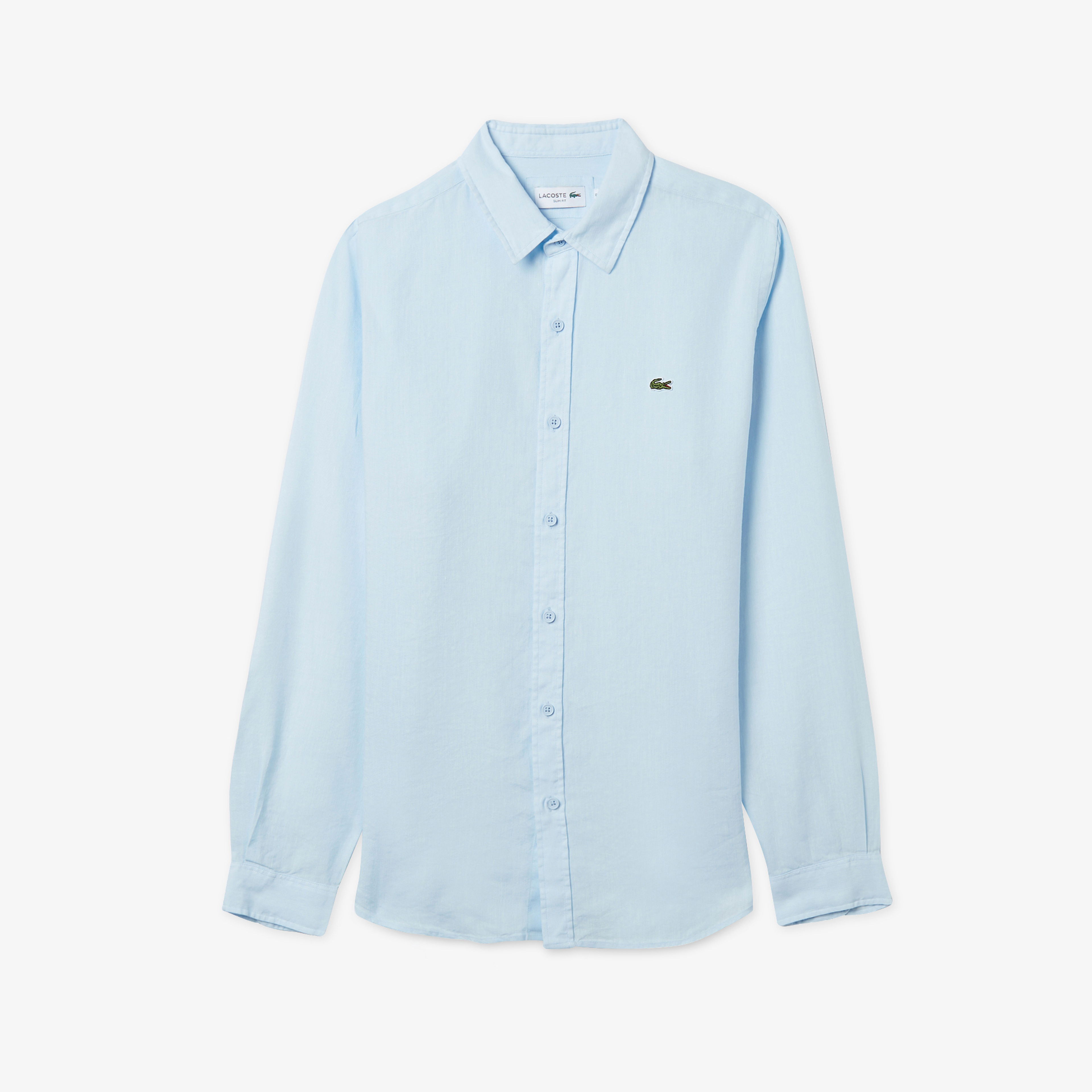 Lacoste Erkek Slim Fit Mavi Gömlek
