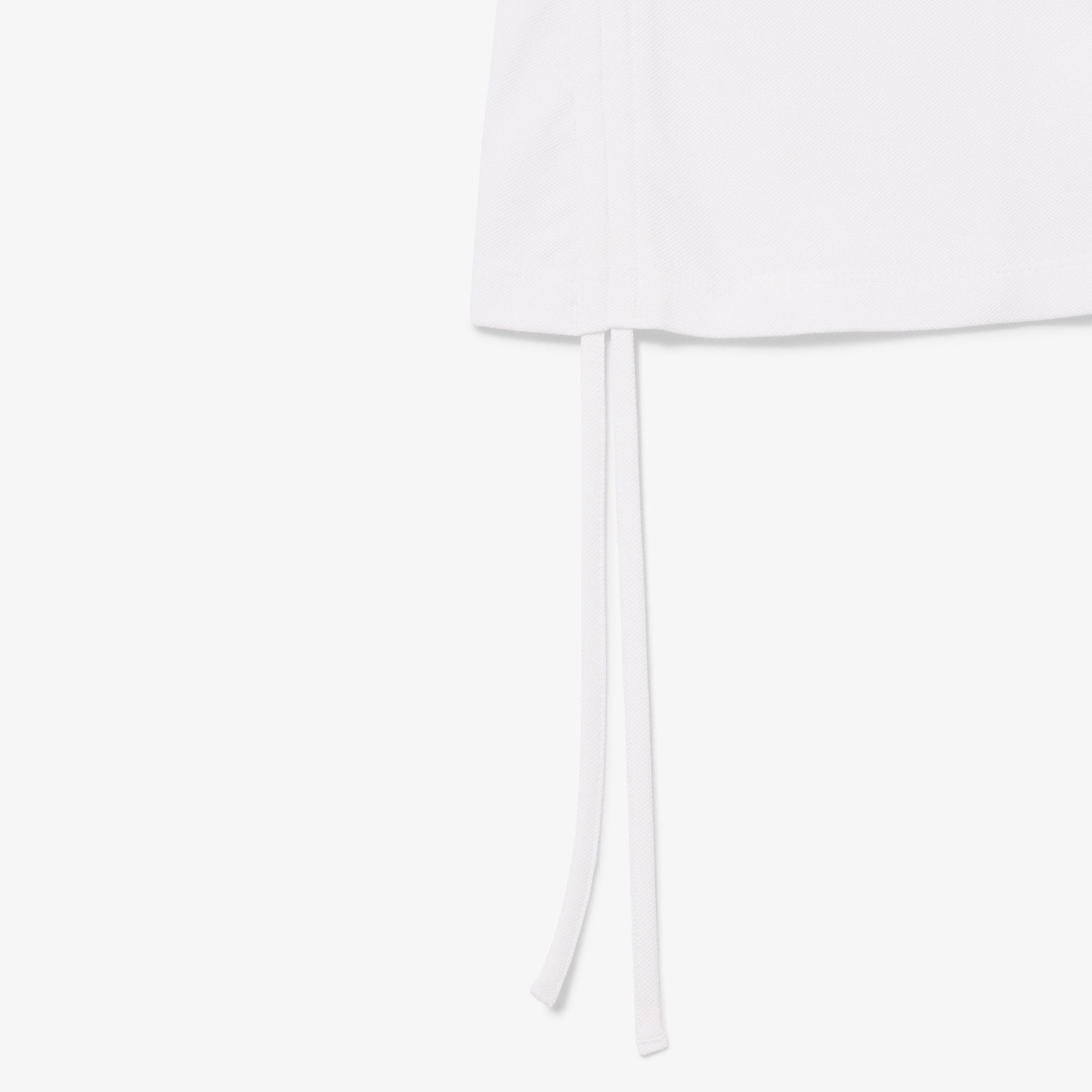 Lacoste Kadın Slim Fit Beyaz Polo