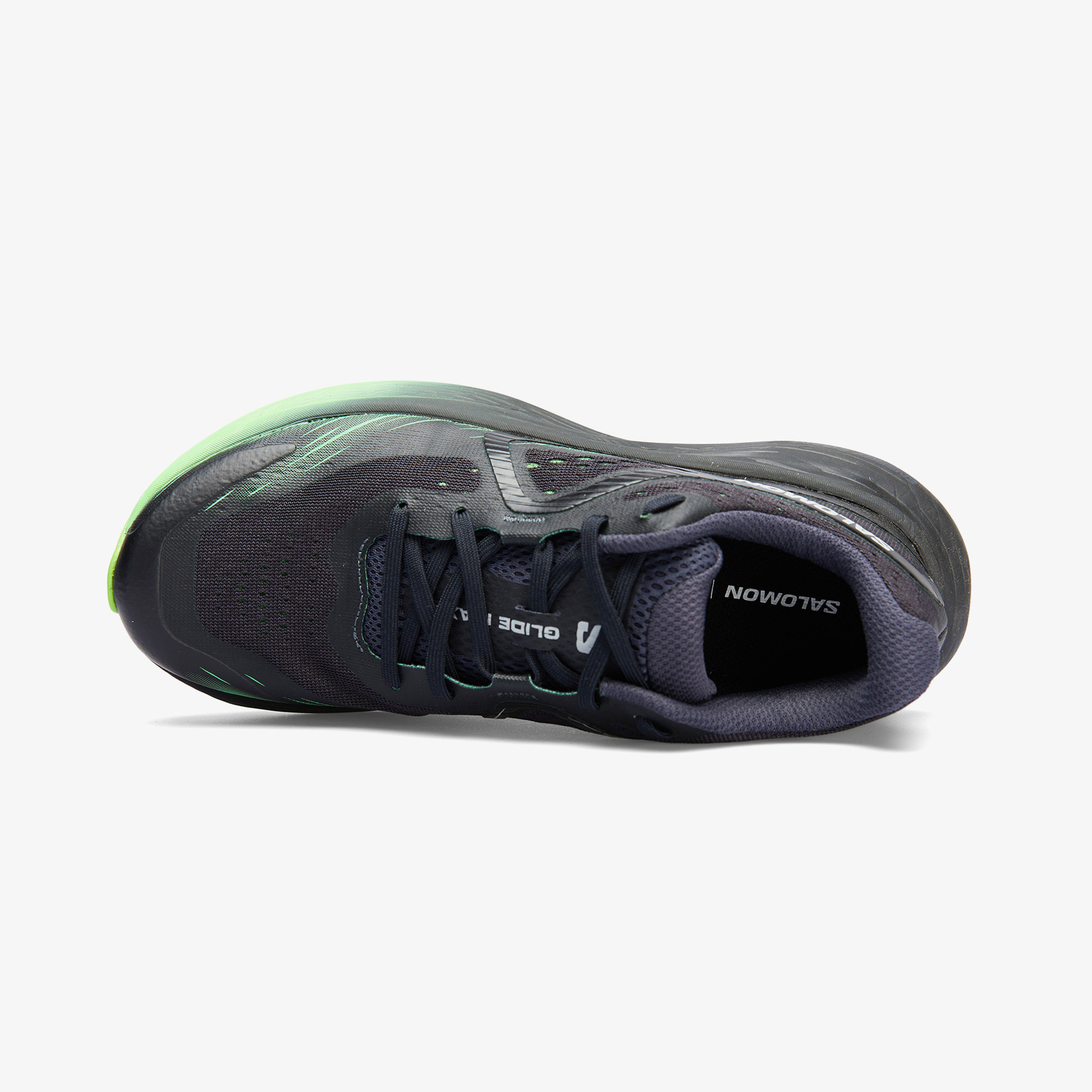 Salomon Glide Max Erkek Siyah/Yeşil Koşu Ayakkabısı