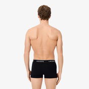 Lacoste Erkek 3'lü Siyah Boxer
