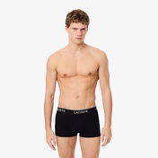 Lacoste Erkek 3'lü Siyah Boxer