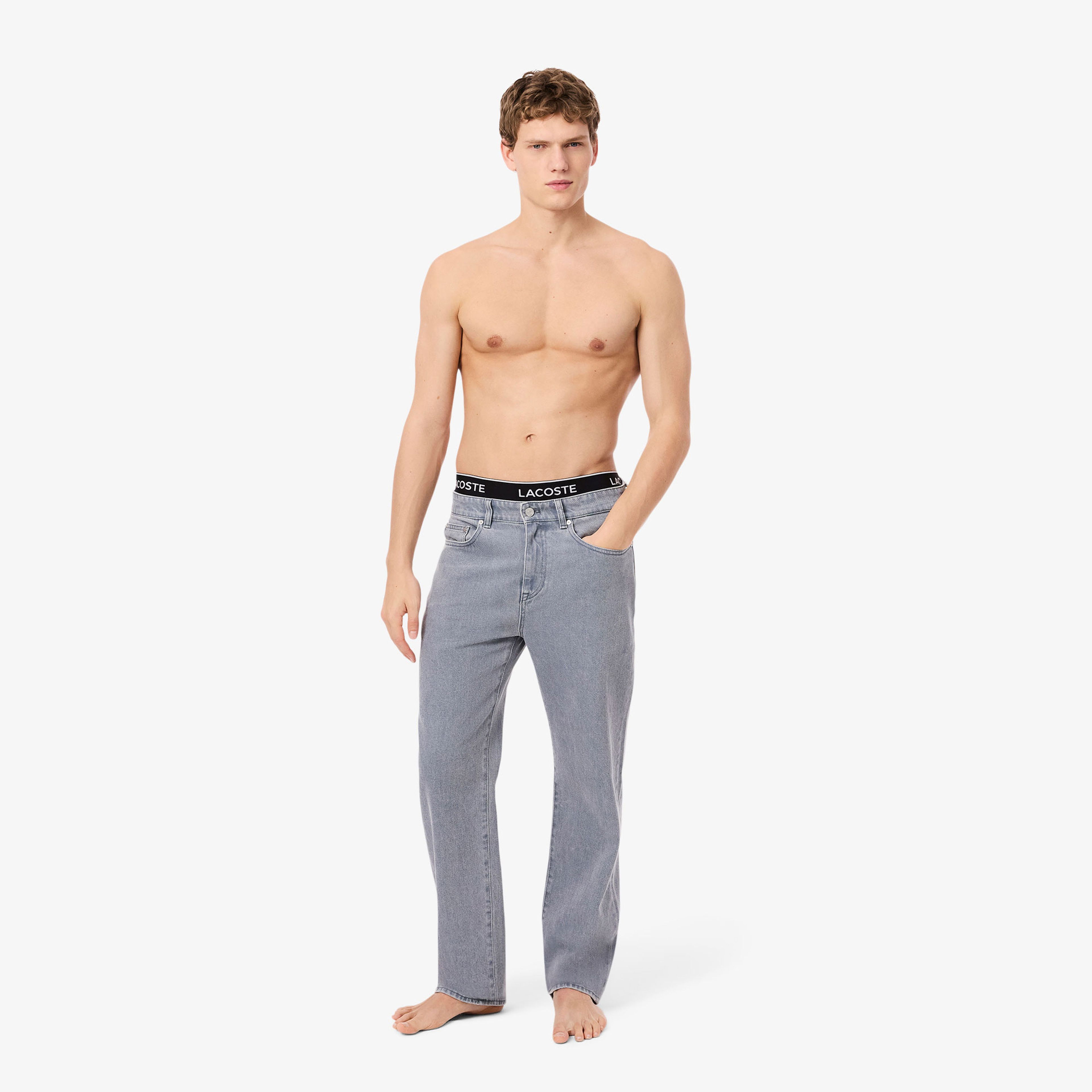 Lacoste Erkek 3'lü Siyah Boxer