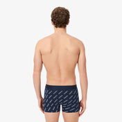 Lacoste Erkek Desenli 3'lü Renkli Boxer