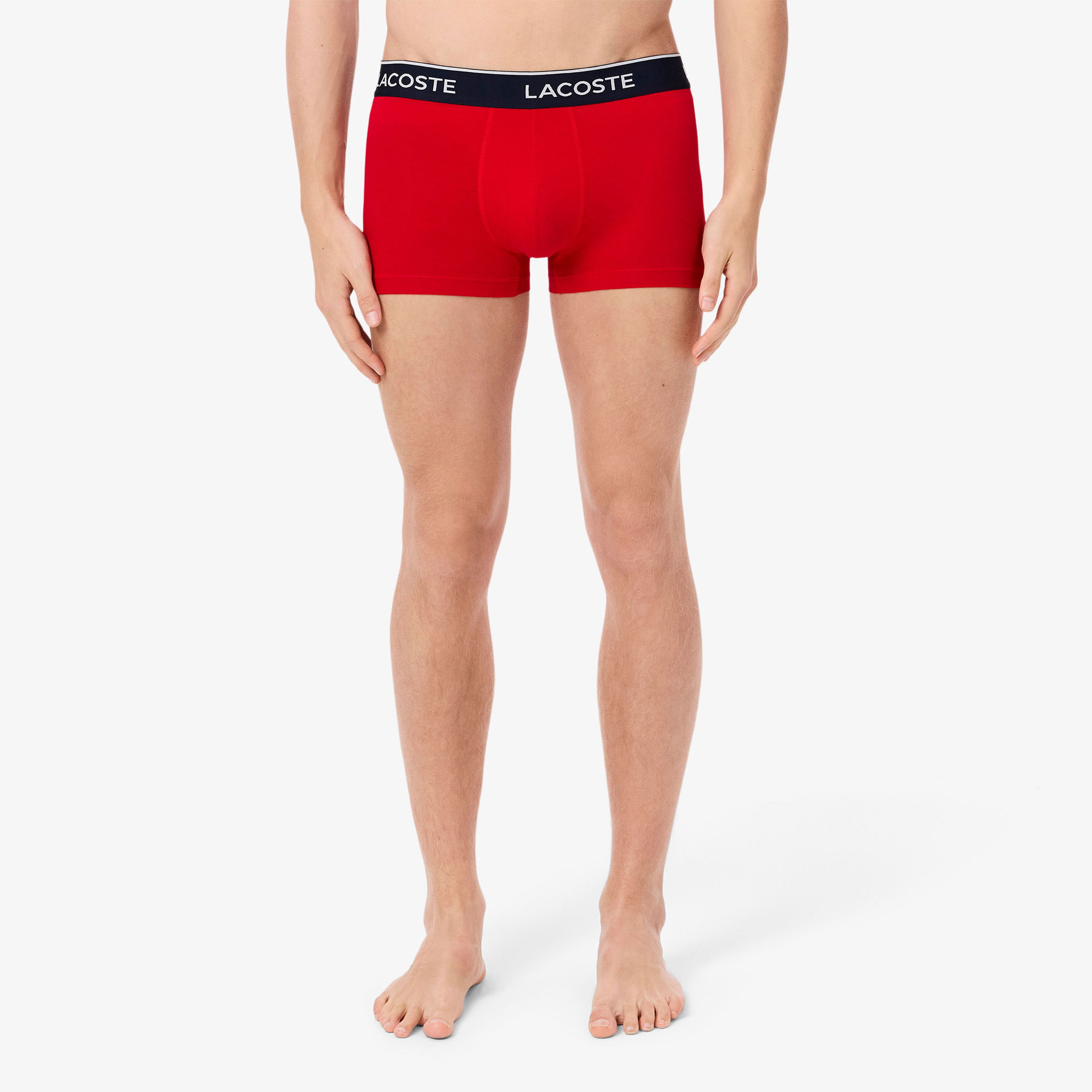 Lacoste Erkek 3'lü Renkli Boxer