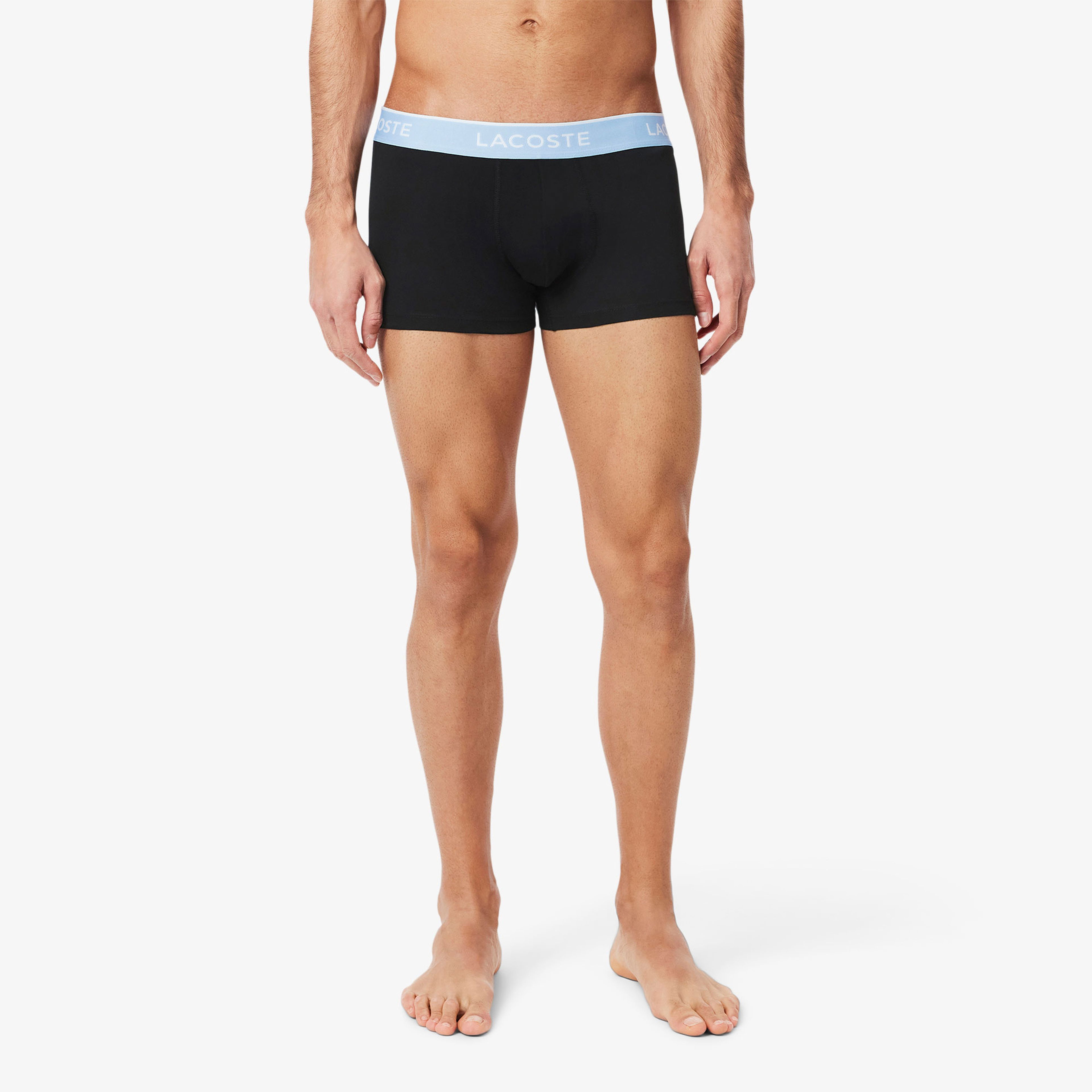 Lacoste Erkek 3'lü Siyah Boxer