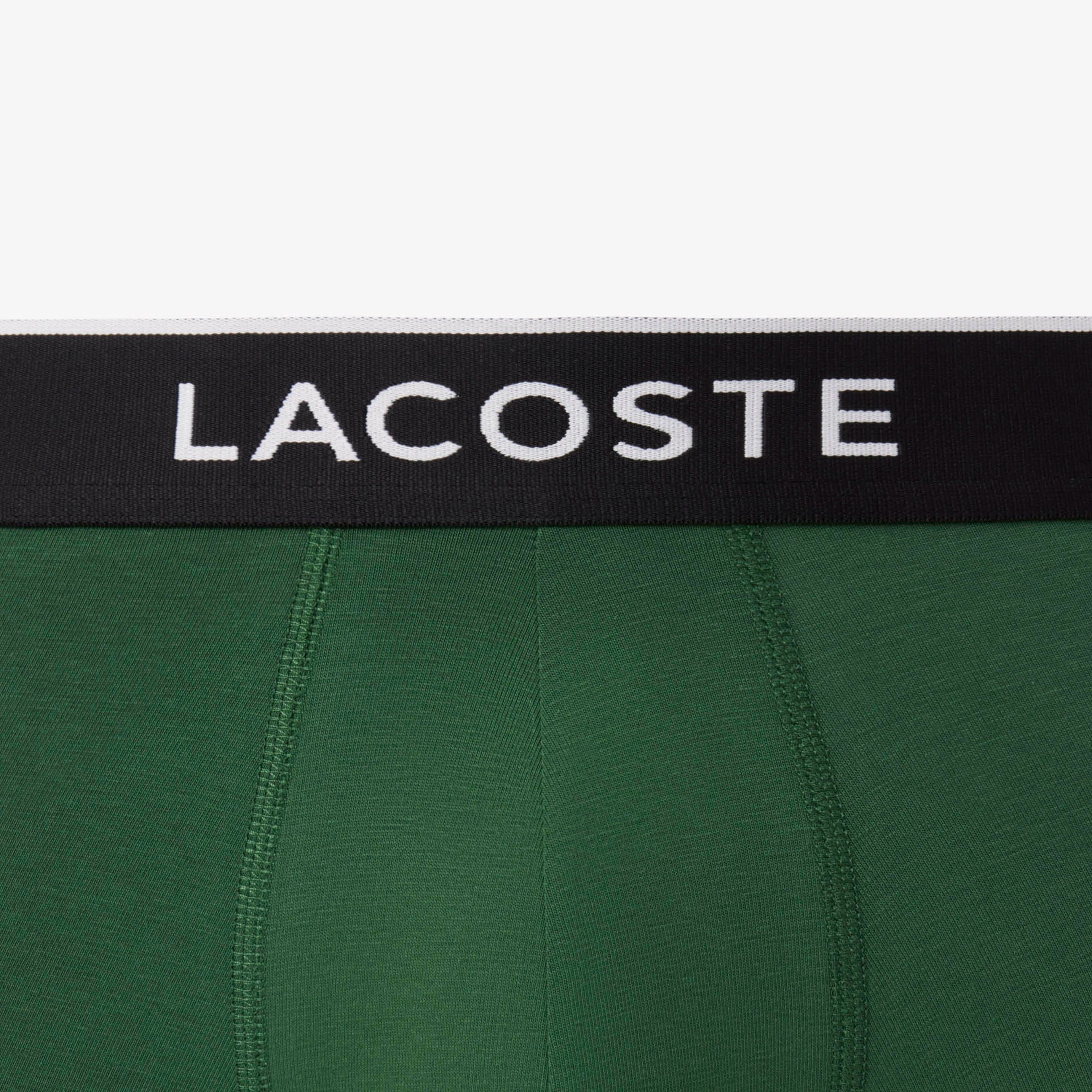 Lacoste Erkek 3'lü Renkli Boxer