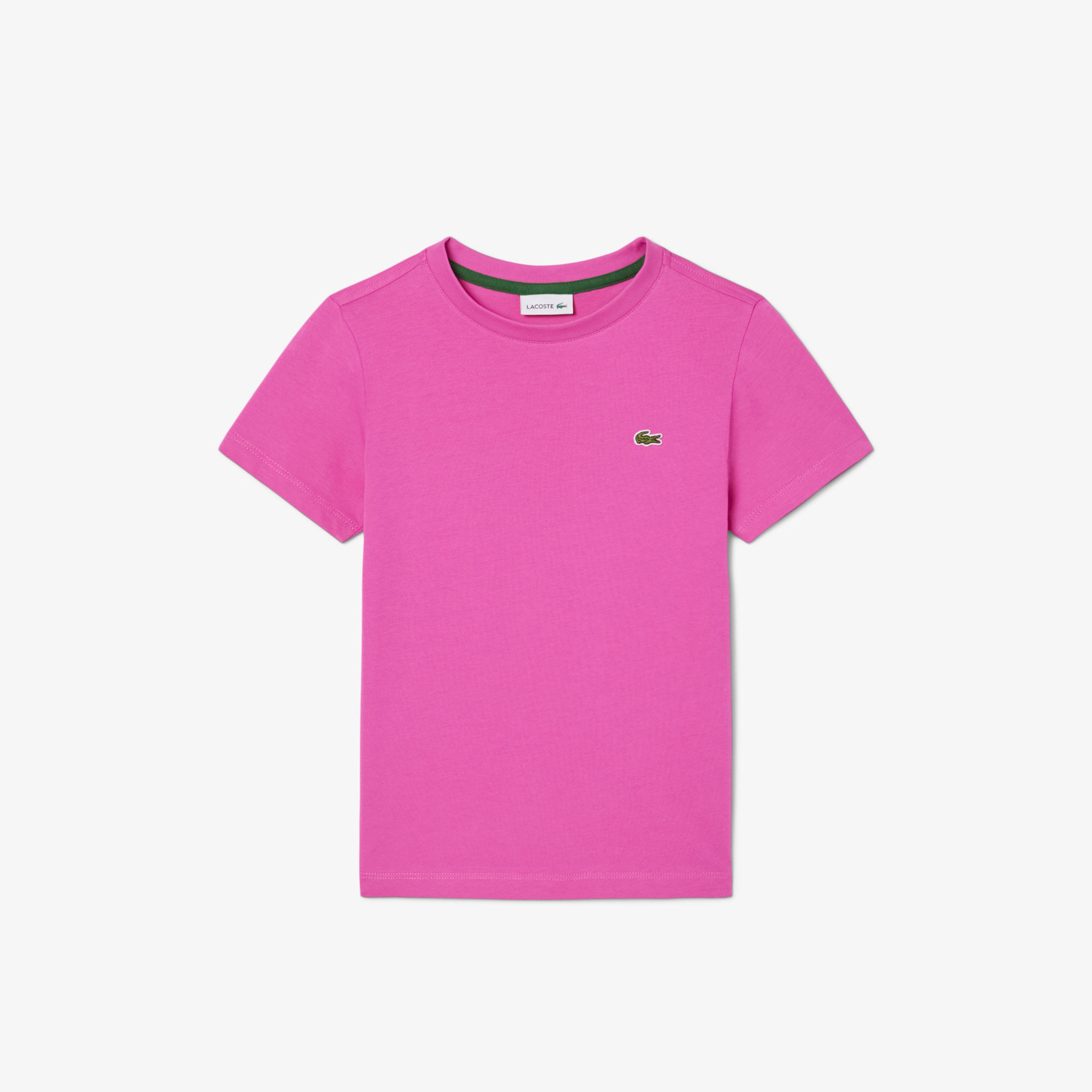 Lacoste Çocuk Bisiklet Yaka Pembe T-Shirt