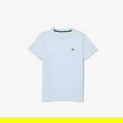 Lacoste Çocuk Bisiklet Yaka Açık Mavi T-Shirt