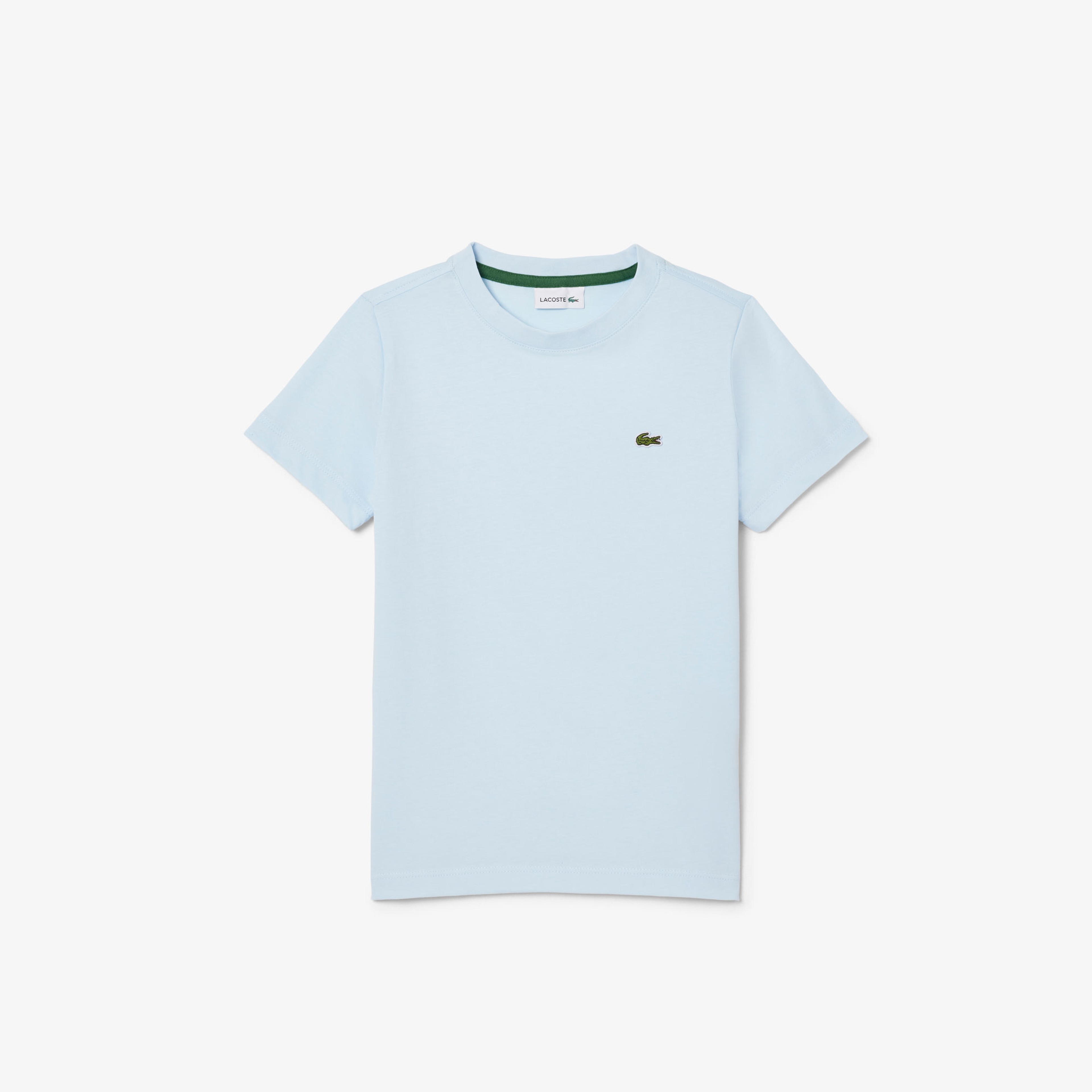 Lacoste Çocuk Bisiklet Yaka Açık Mavi T-Shirt
