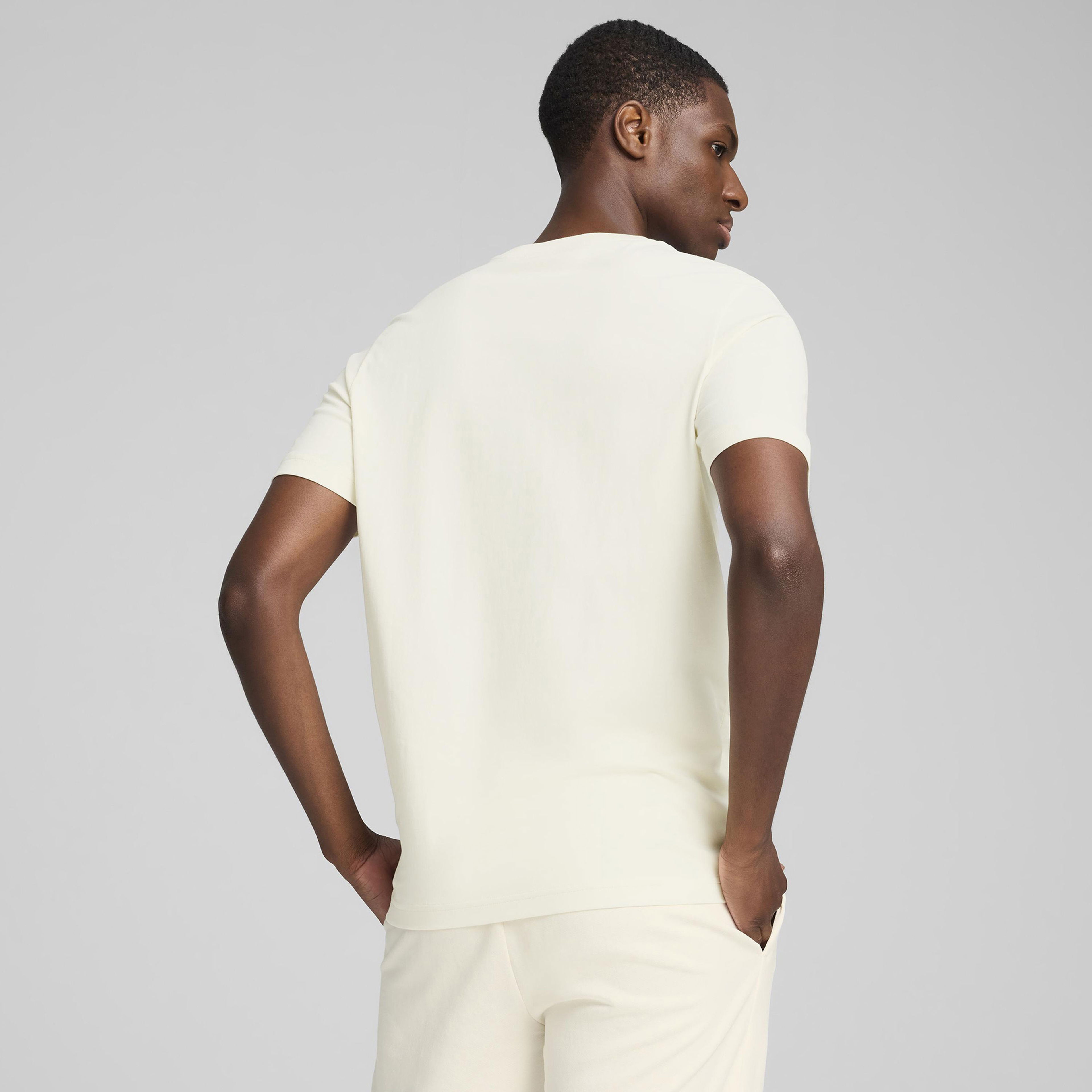 Puma Ess Elevated Erkek Krem T-Shirt
