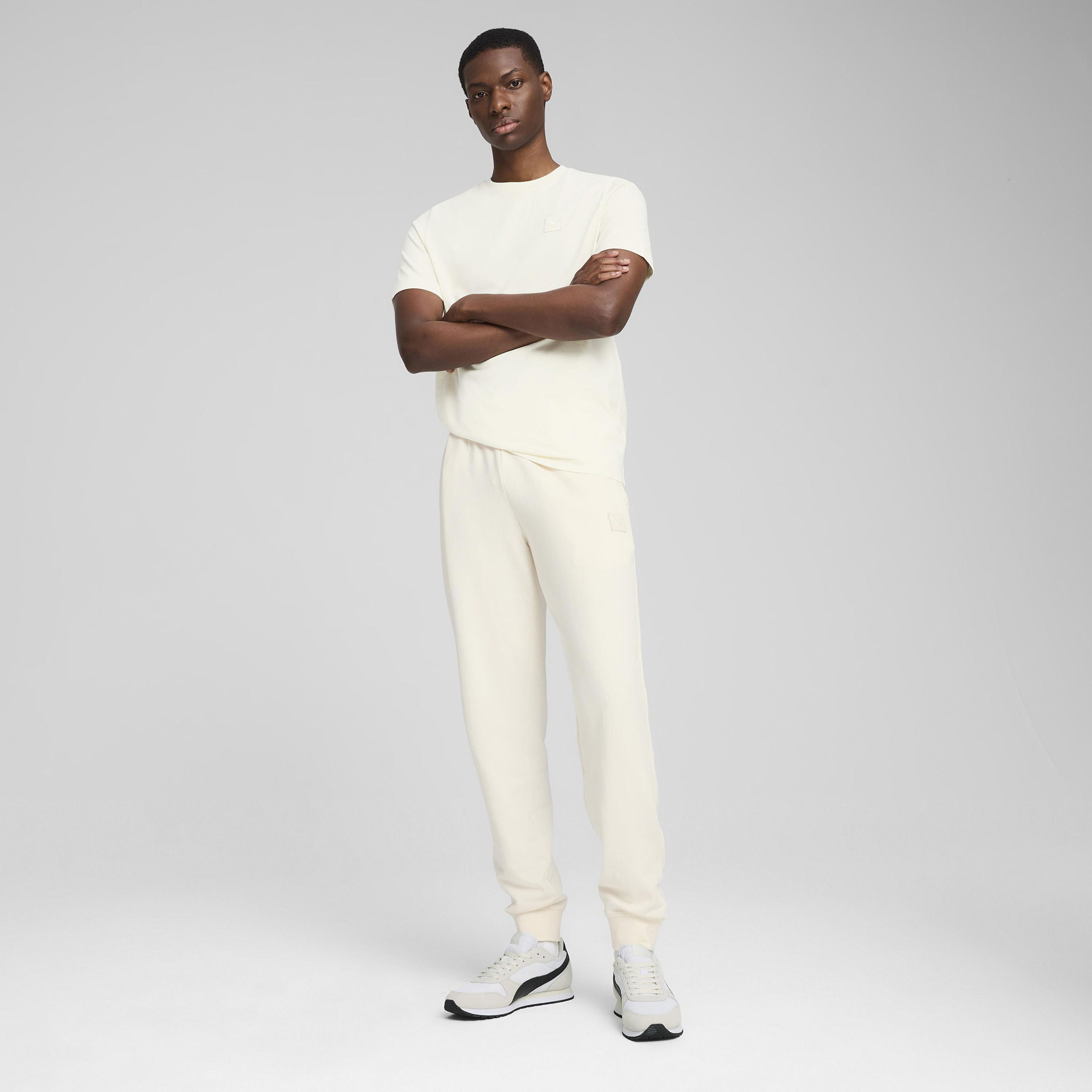 Puma Ess Elevated Erkek Krem T-Shirt