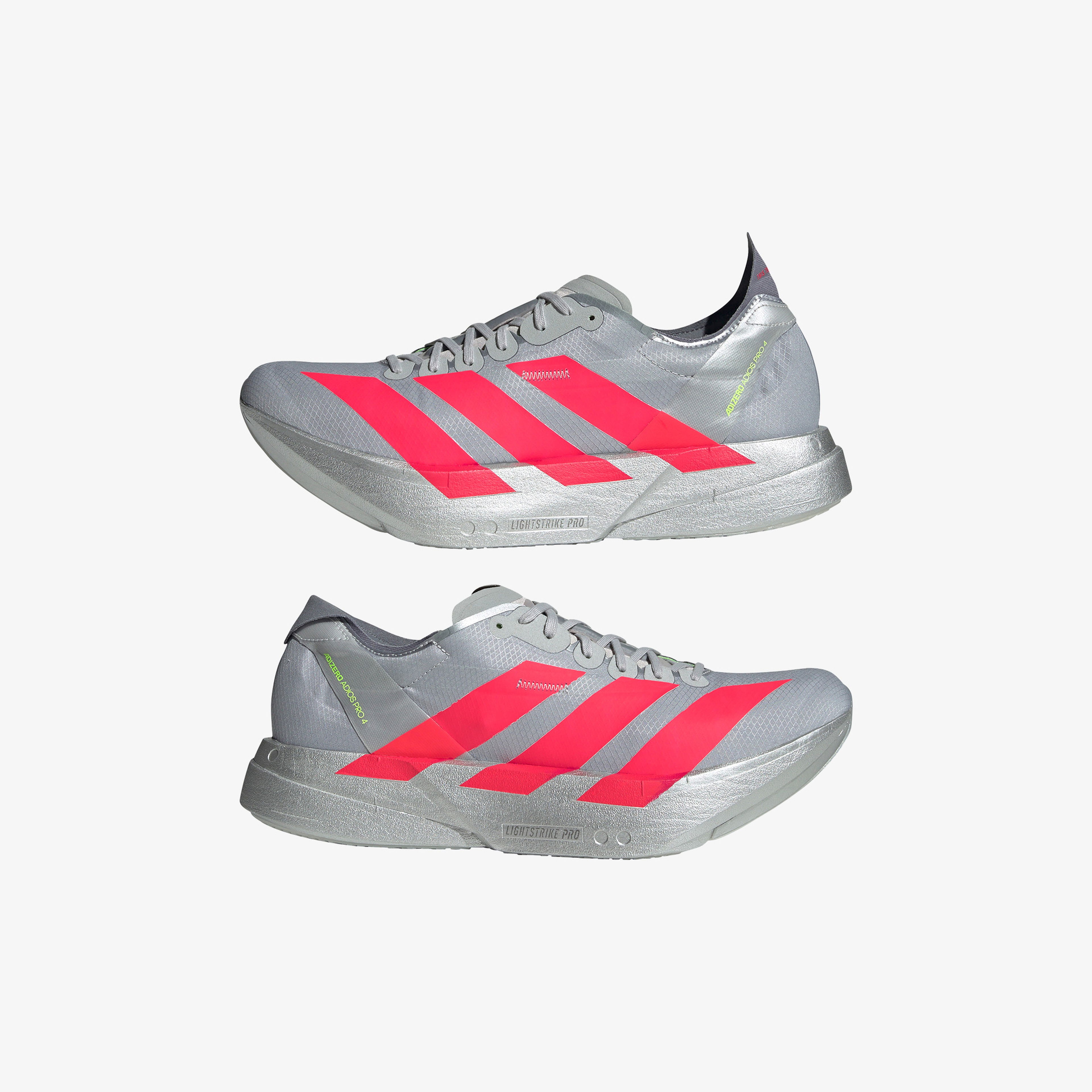adidas Adizero Adios Pro 4 Erkek Gri Koşu Ayakkabısı