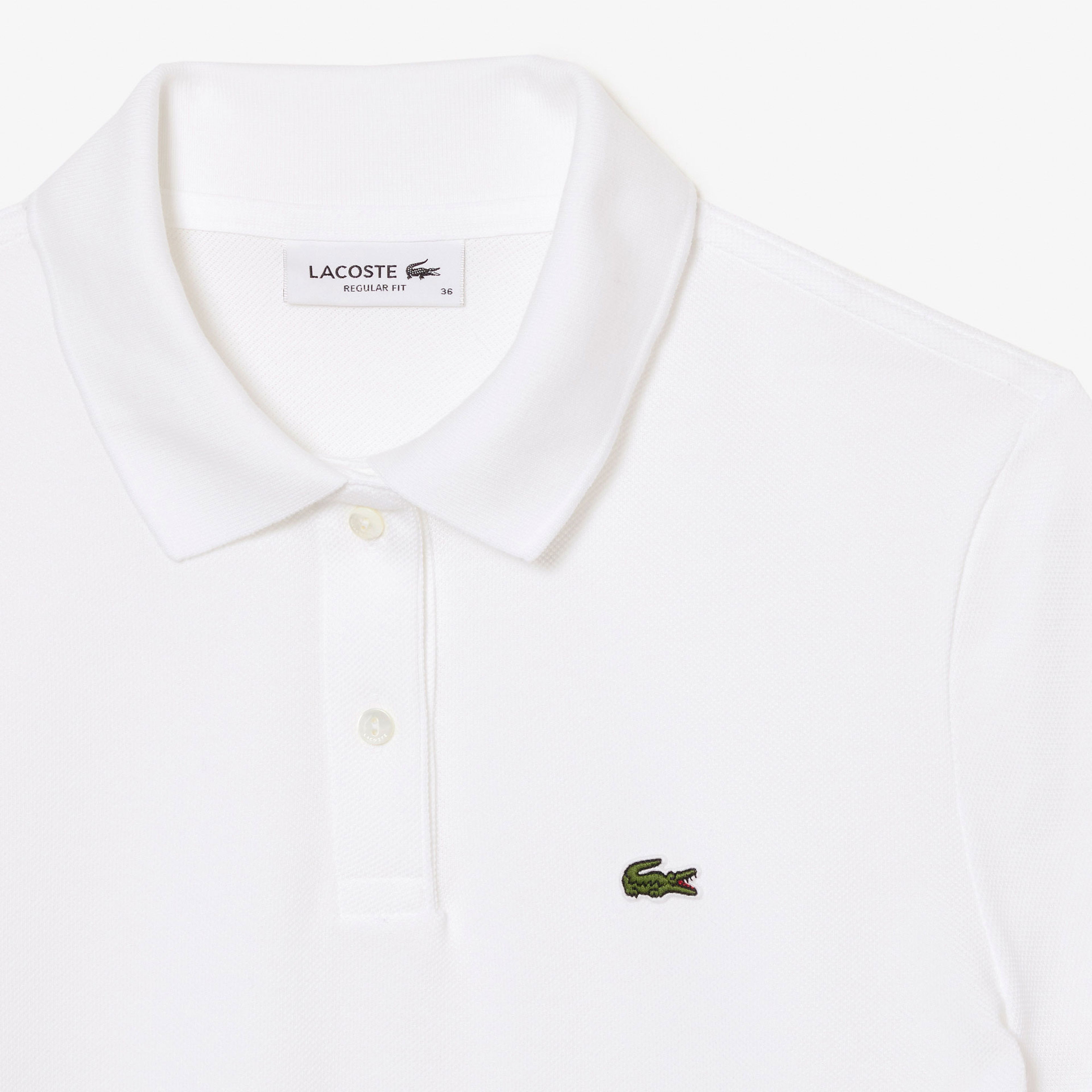 Lacoste Kadın Regular Fit Beyaz Polo