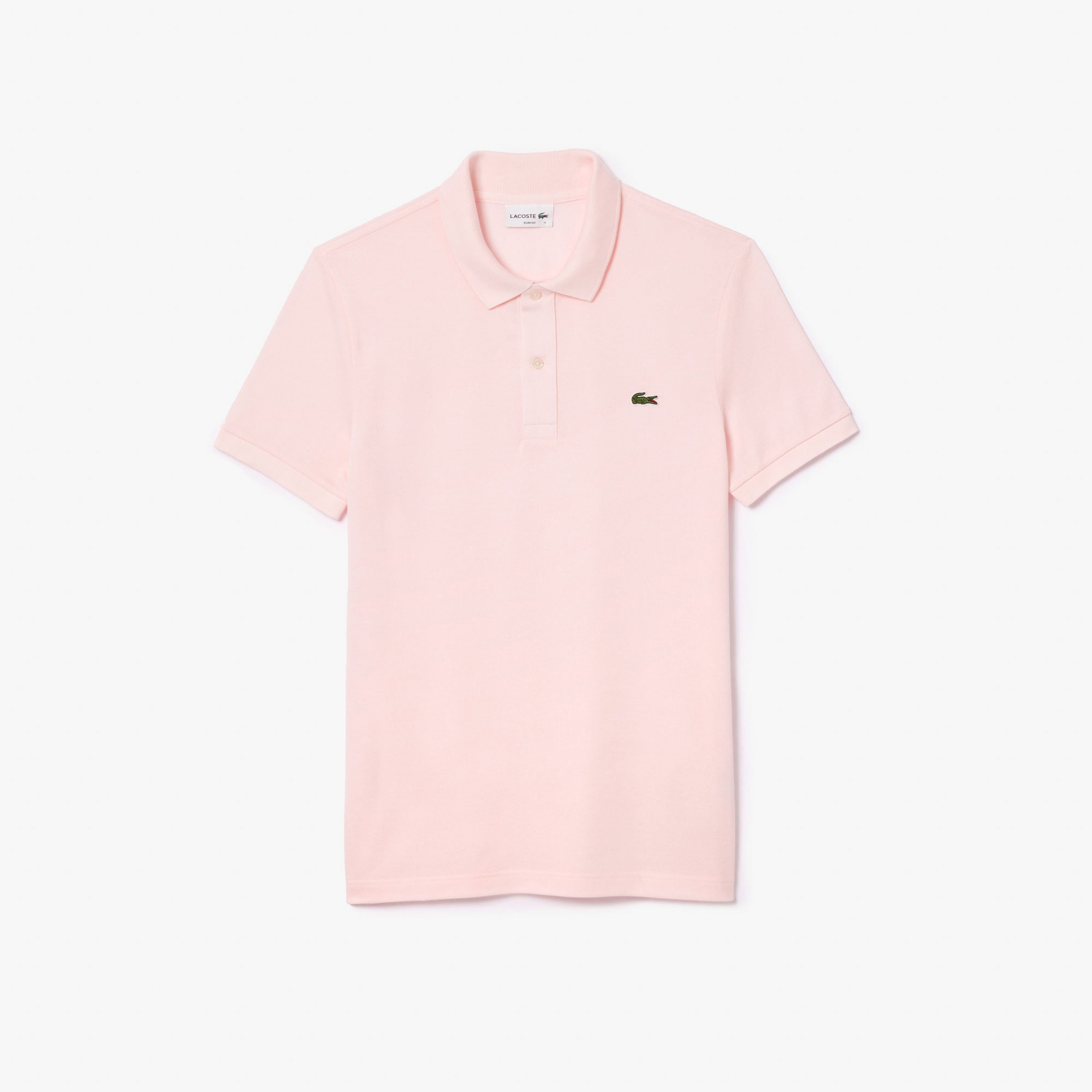 Lacoste L.12.12 Erkek Slim Fit Açık Pembe Polo