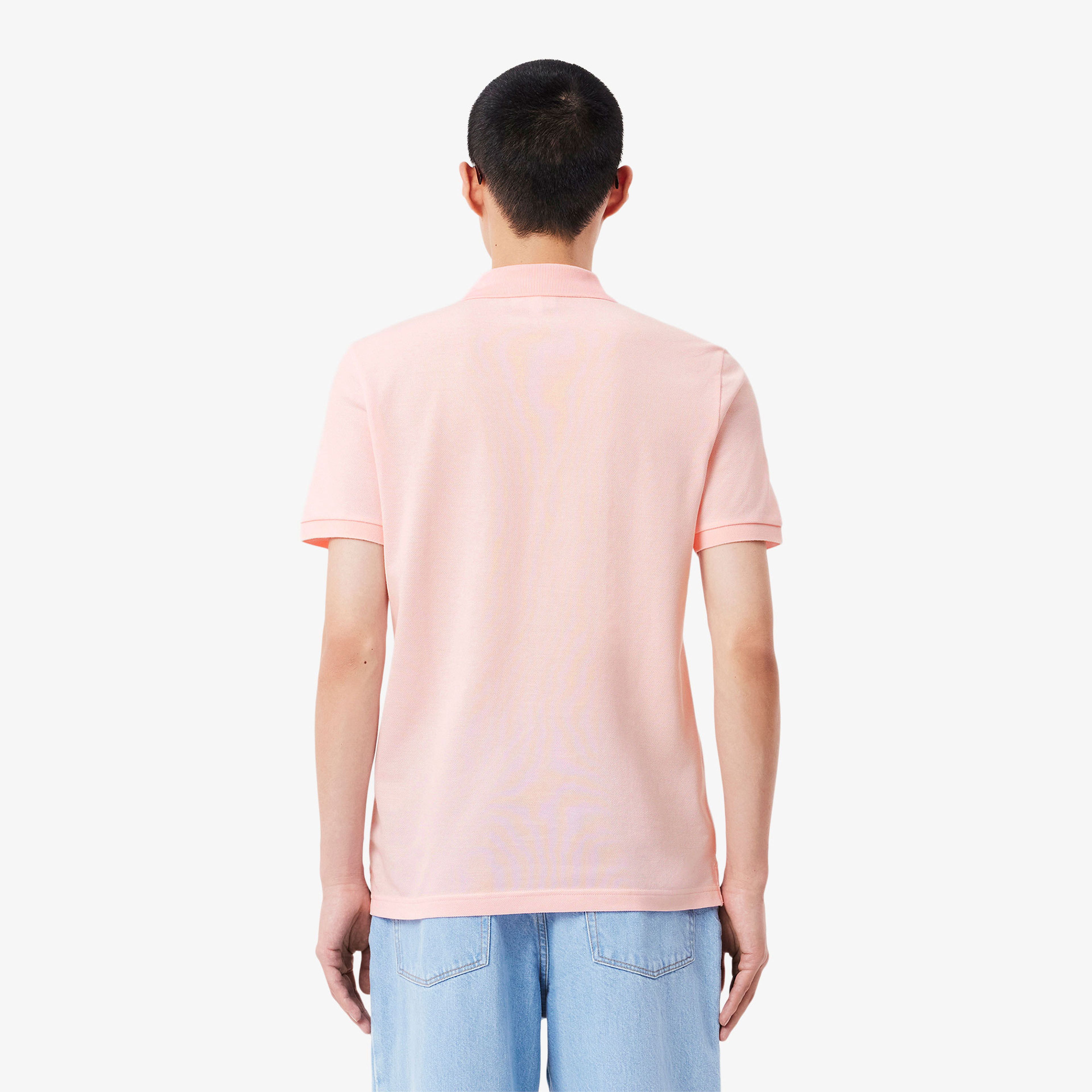 Lacoste L.12.12 Erkek Slim Fit Açık Pembe Polo