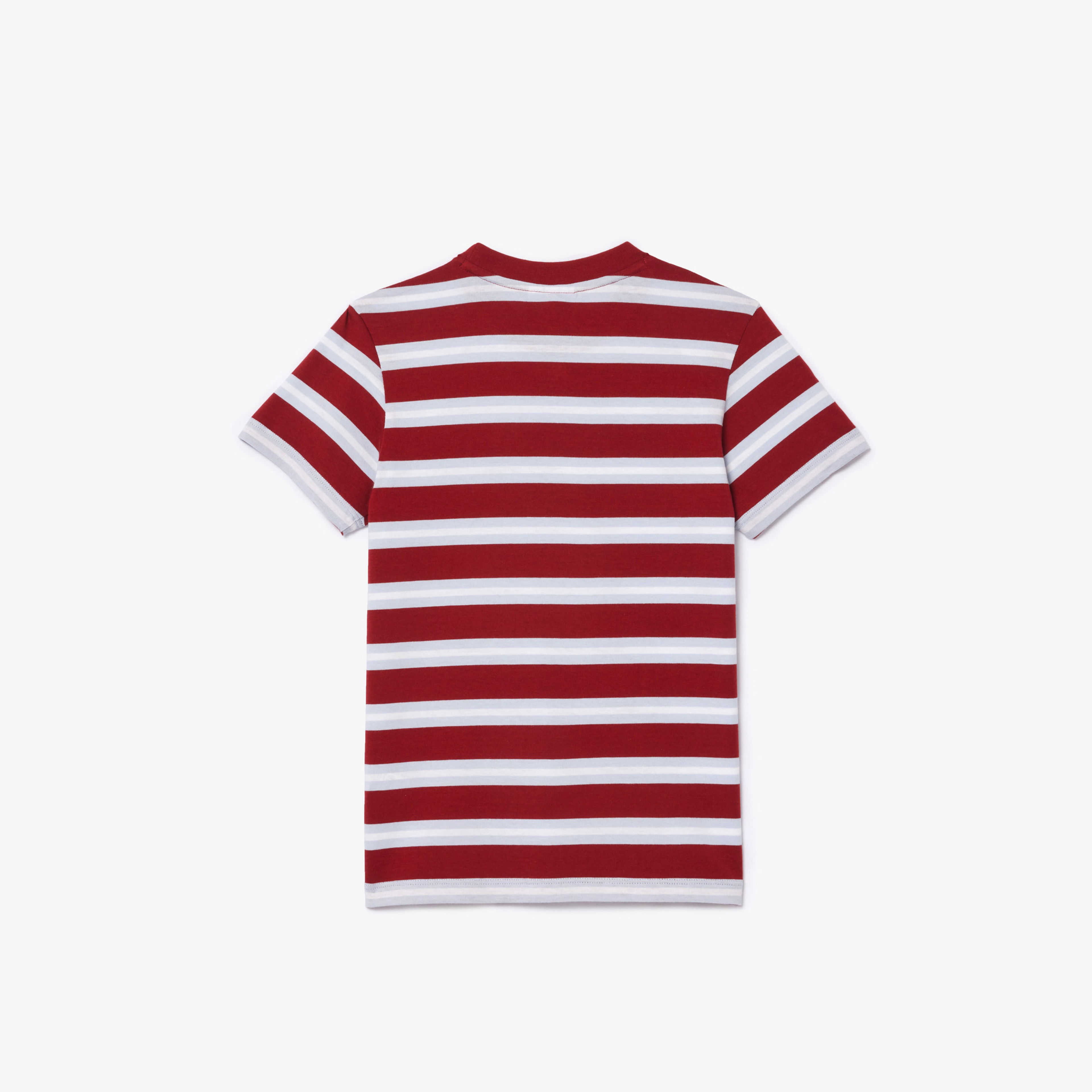 Lacoste Çocuk Bisiklet Yaka Çizgili Kırmızı T-Shirt