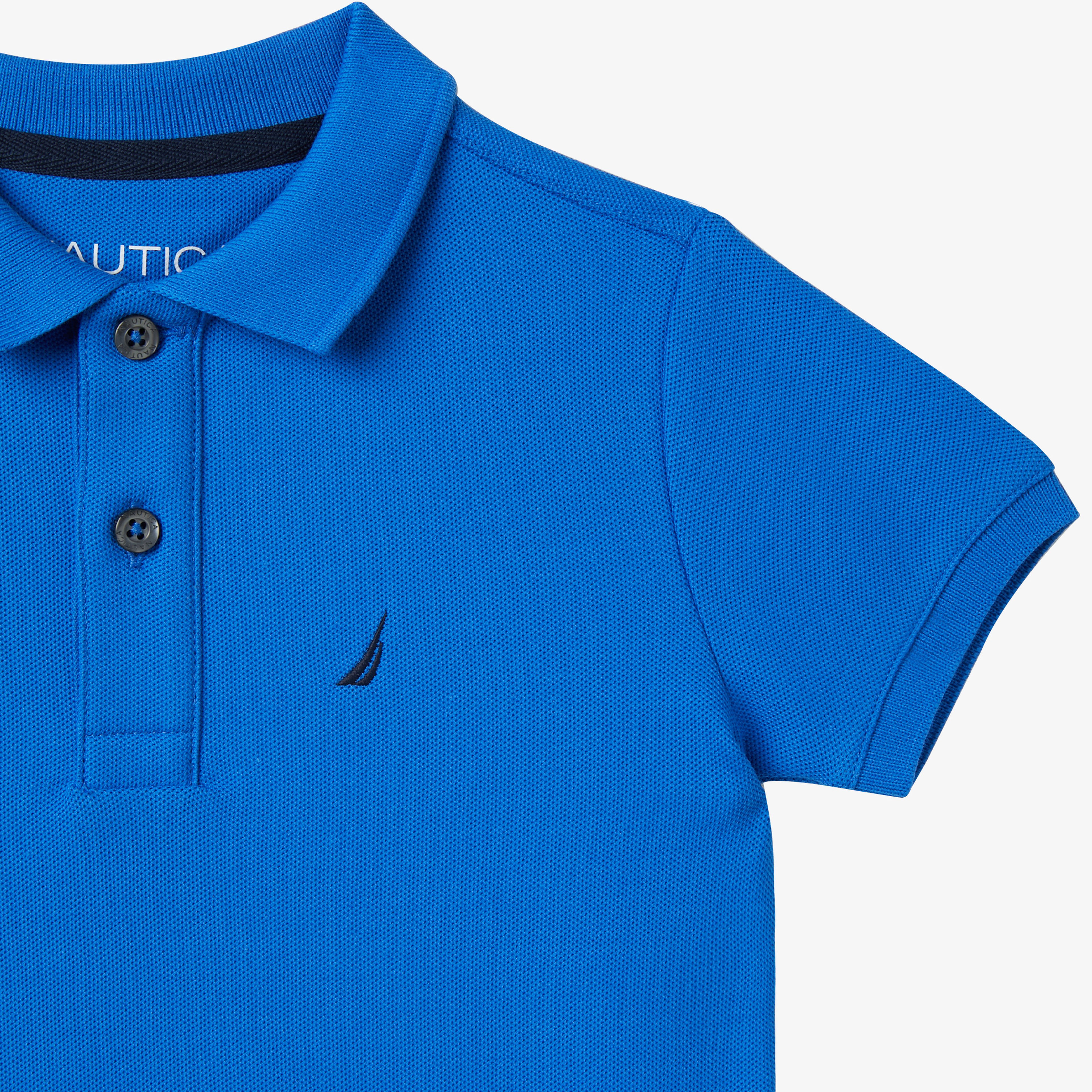 Nautica Erkek Çocuk Mavi Kısa Kollu Polo Yaka T-Shirt