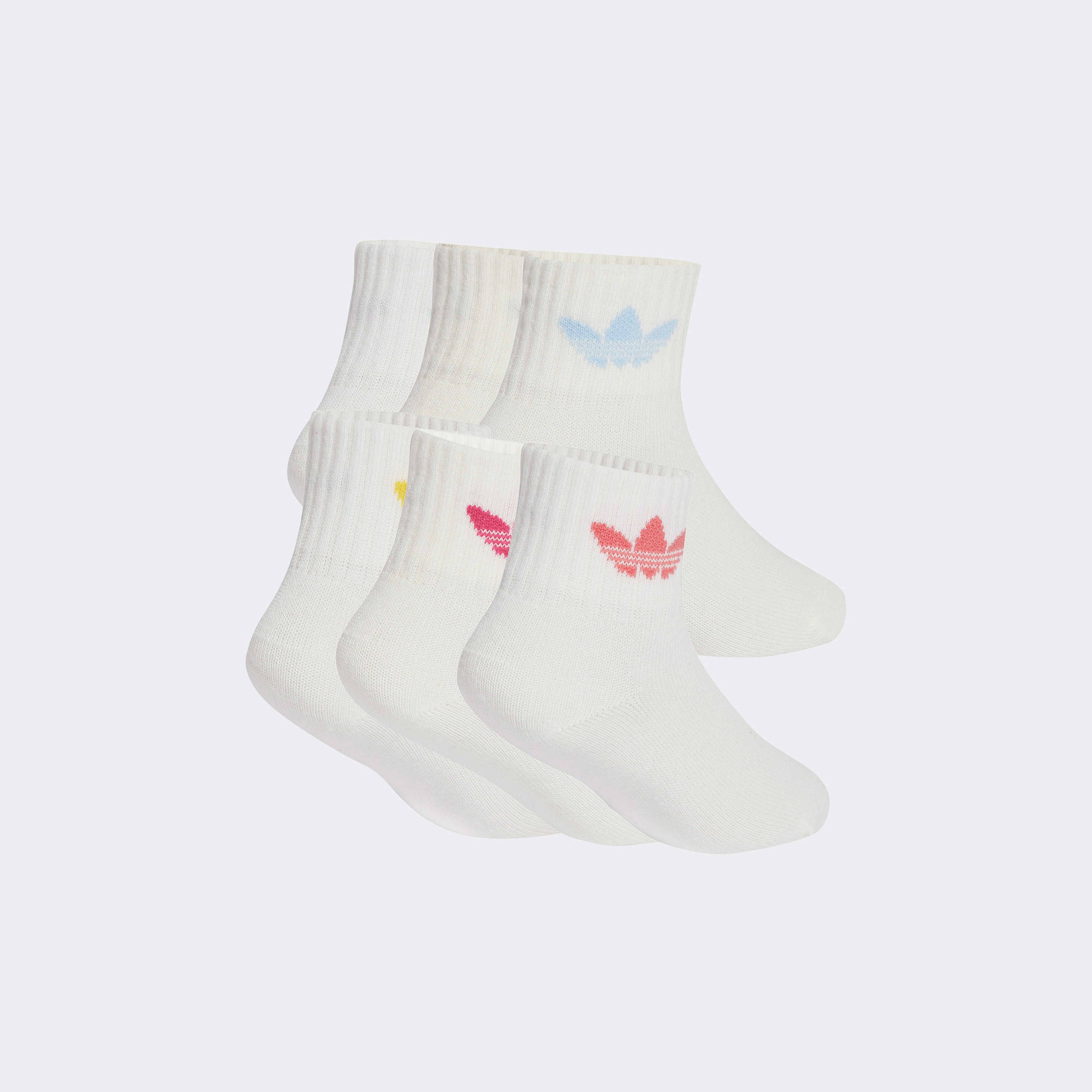 adidas Ankle Çocuk Beyaz 6'lı Çorap
