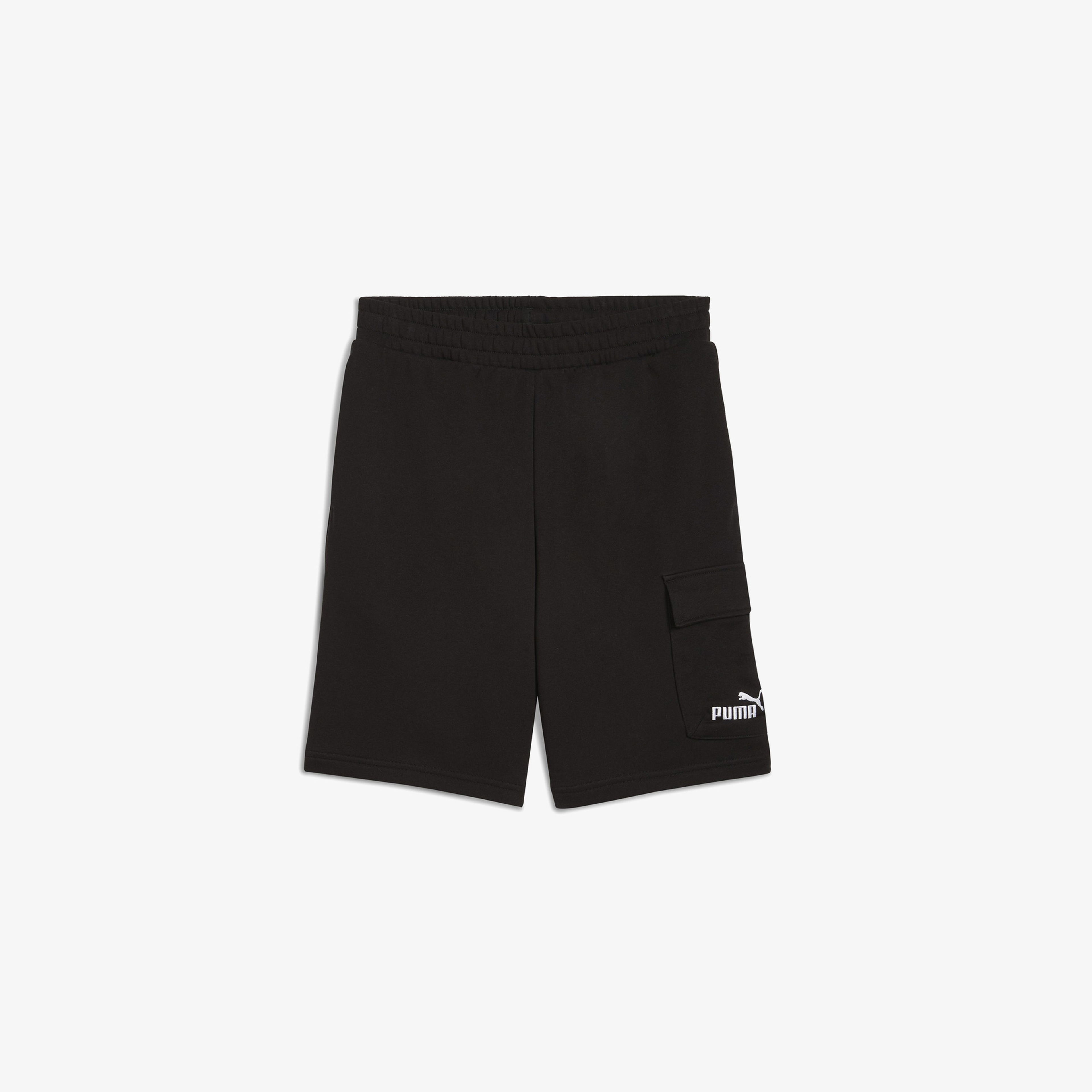 Puma Essentials No 1 Erkek Siyah Antrenman Şortu