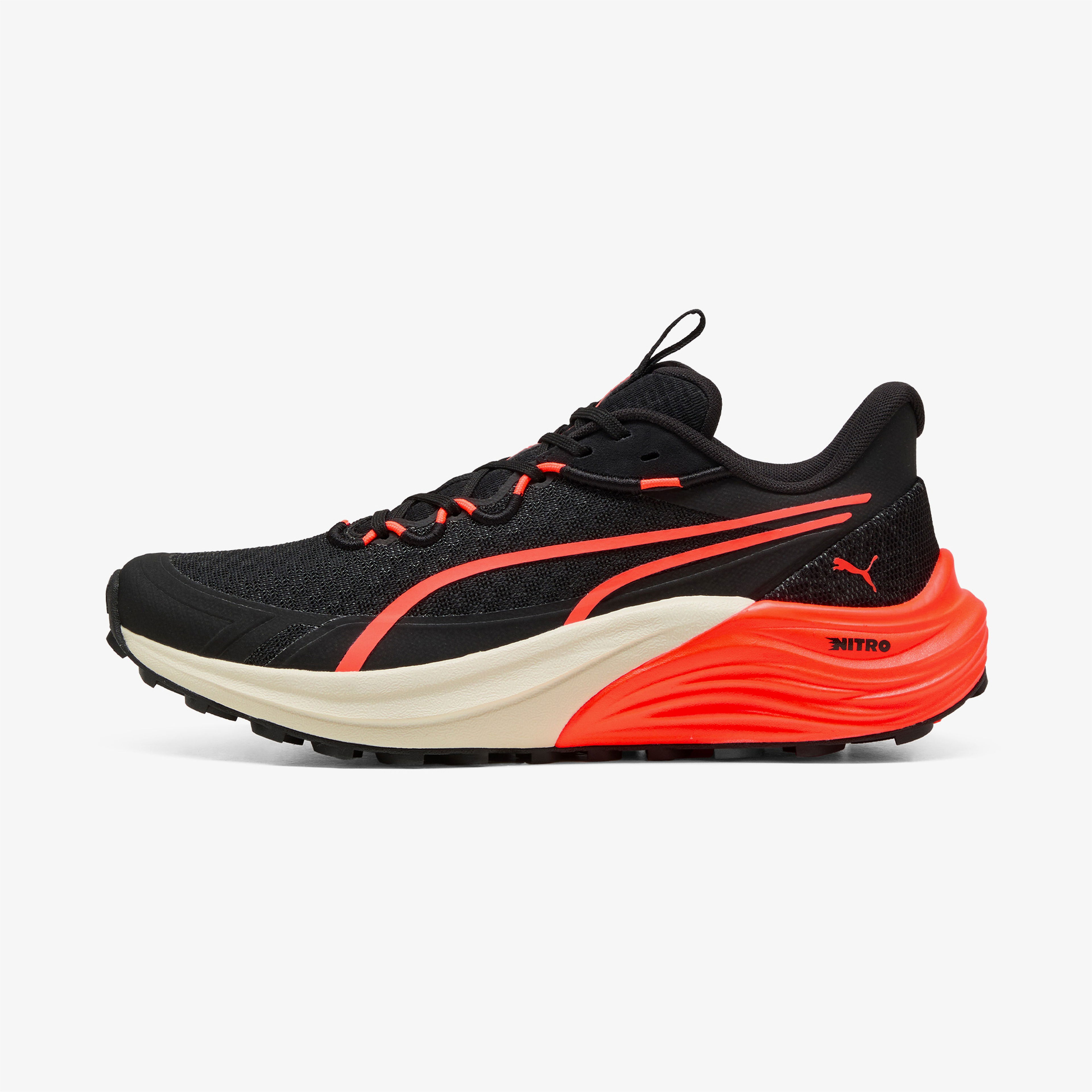 Puma Electrify Nitro 4 Trail Erkek Siyah Koşu Ayakkabısı