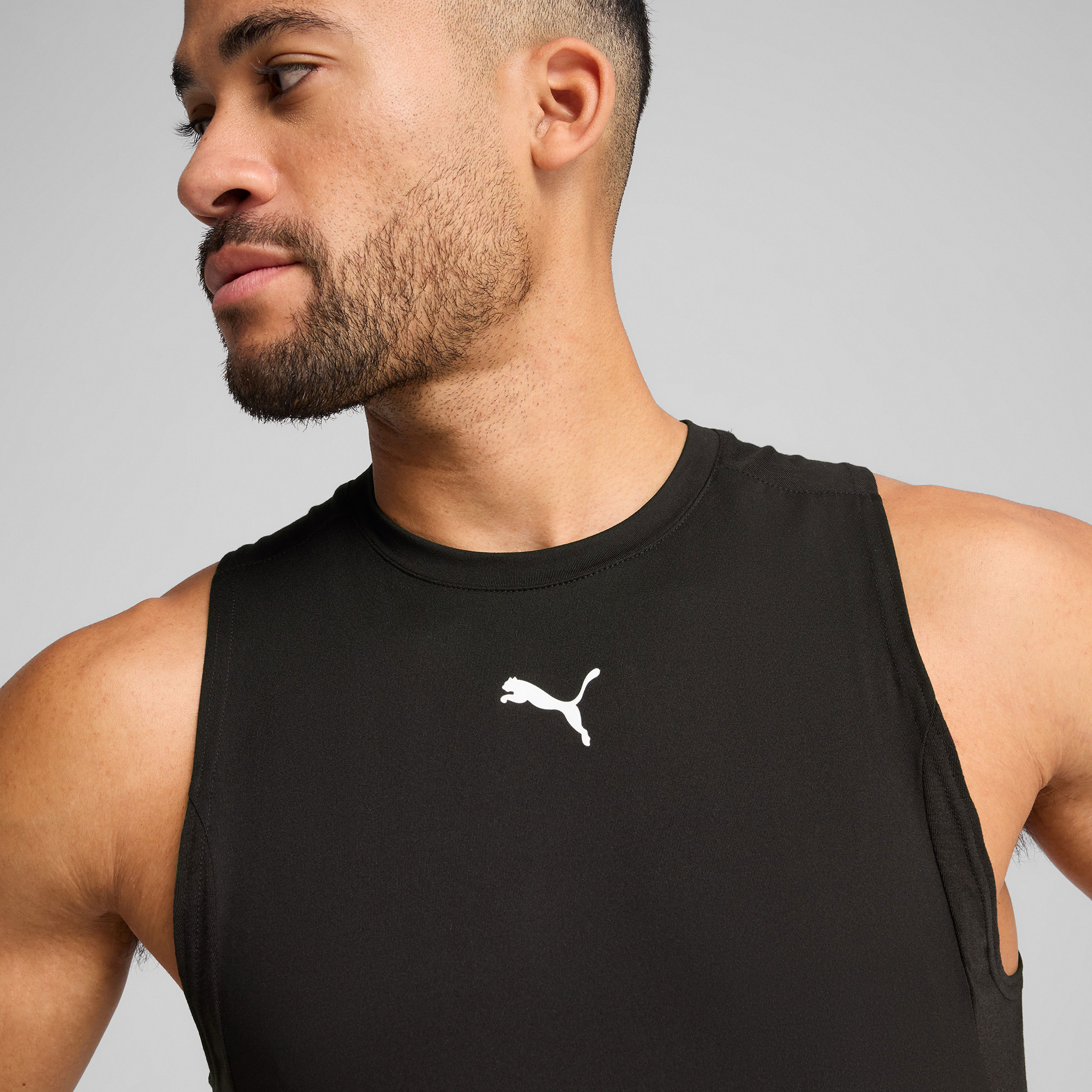 Puma Cloudspun Soft Brthbl Tank Erkek Siyah Antrenman Atleti
