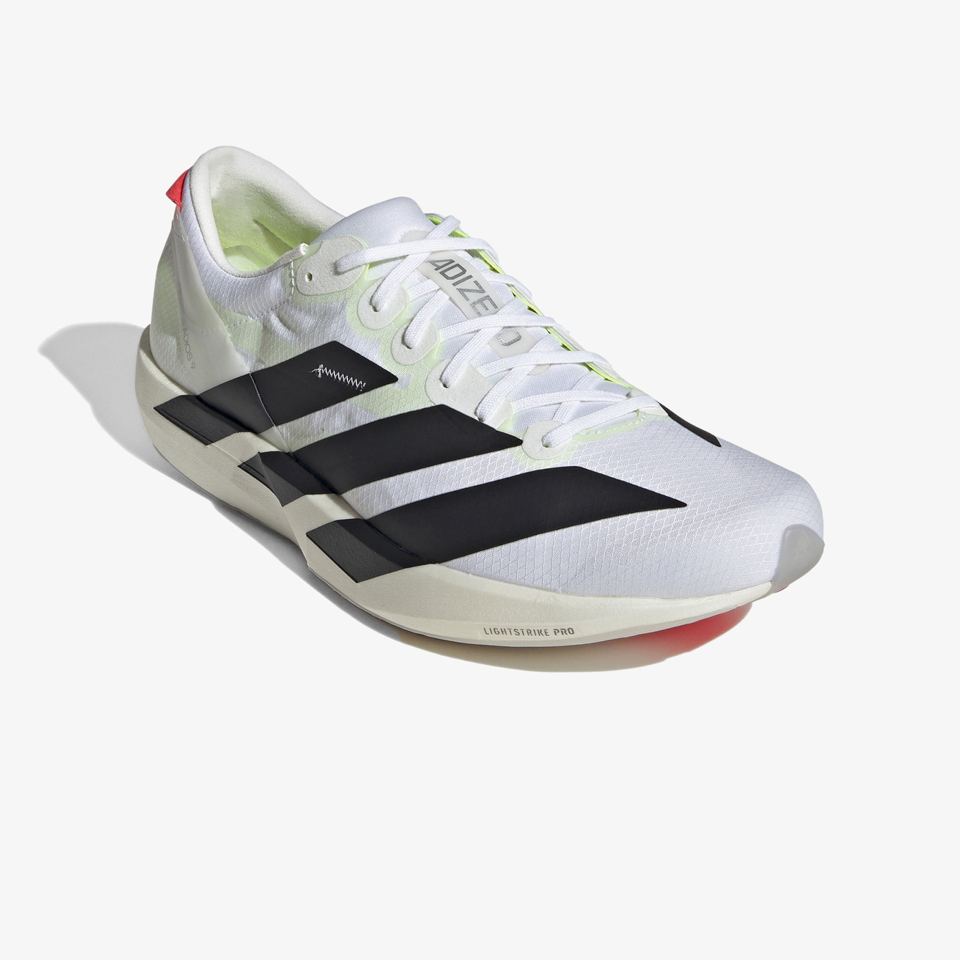 adidas Adizero Adios 9 Erkek Beyaz Koşu Ayakkabısı