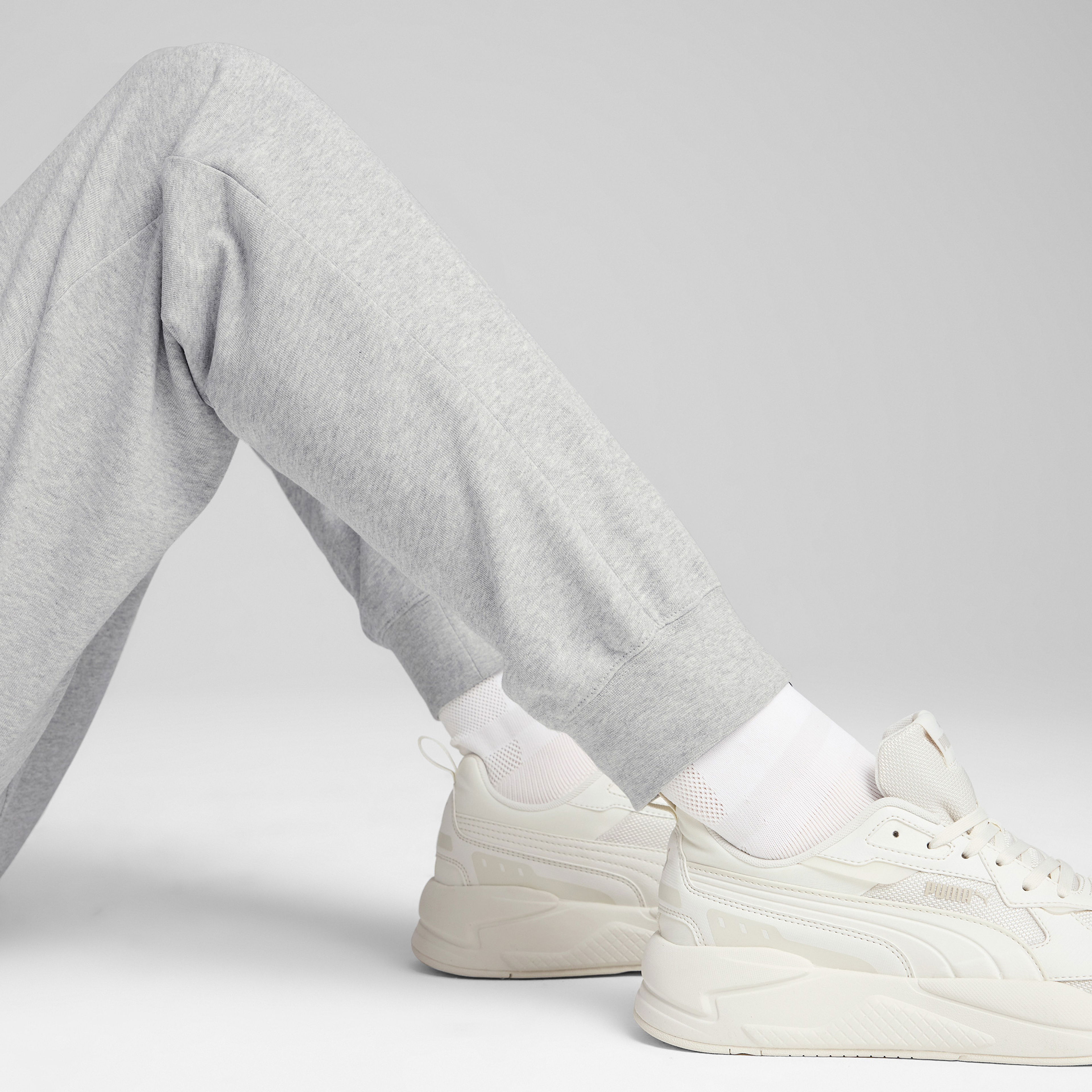 Puma Ess Elevated Tr Cl Erkek Gri Eşofman Altı