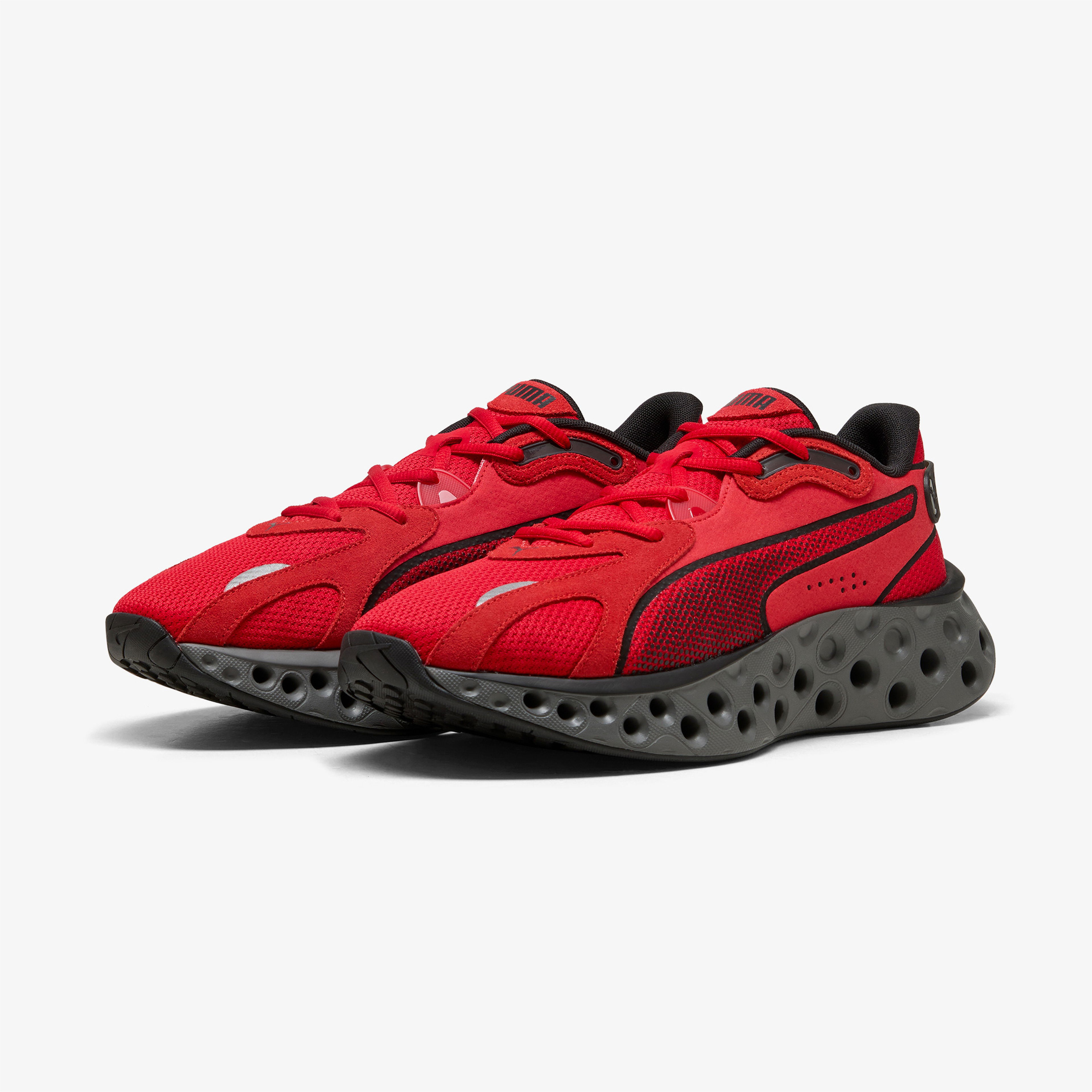 Puma Softride Frequence Erkek Kırmızı Koşu Ayakkabısı