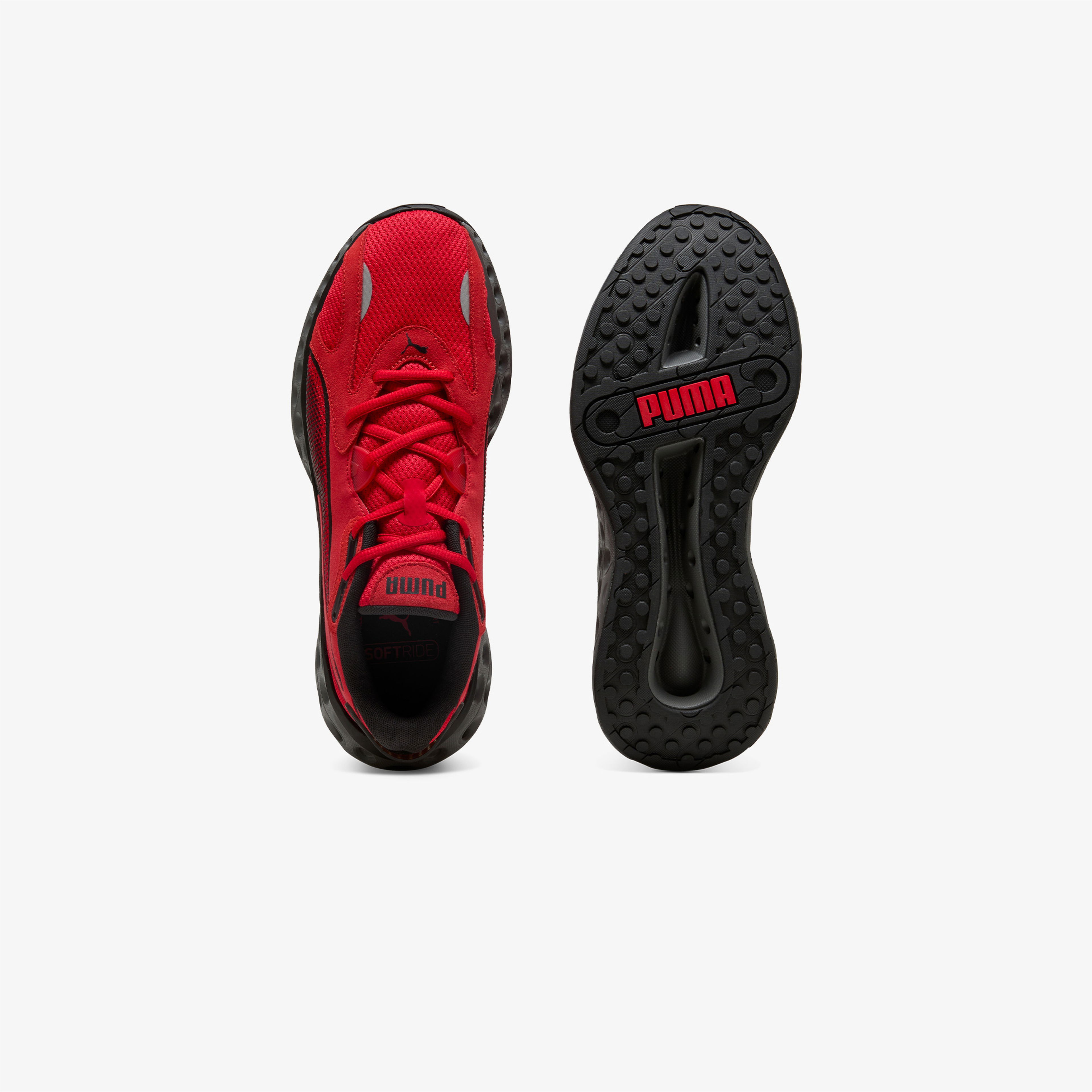 Puma Softride Frequence Erkek Kırmızı Koşu Ayakkabısı