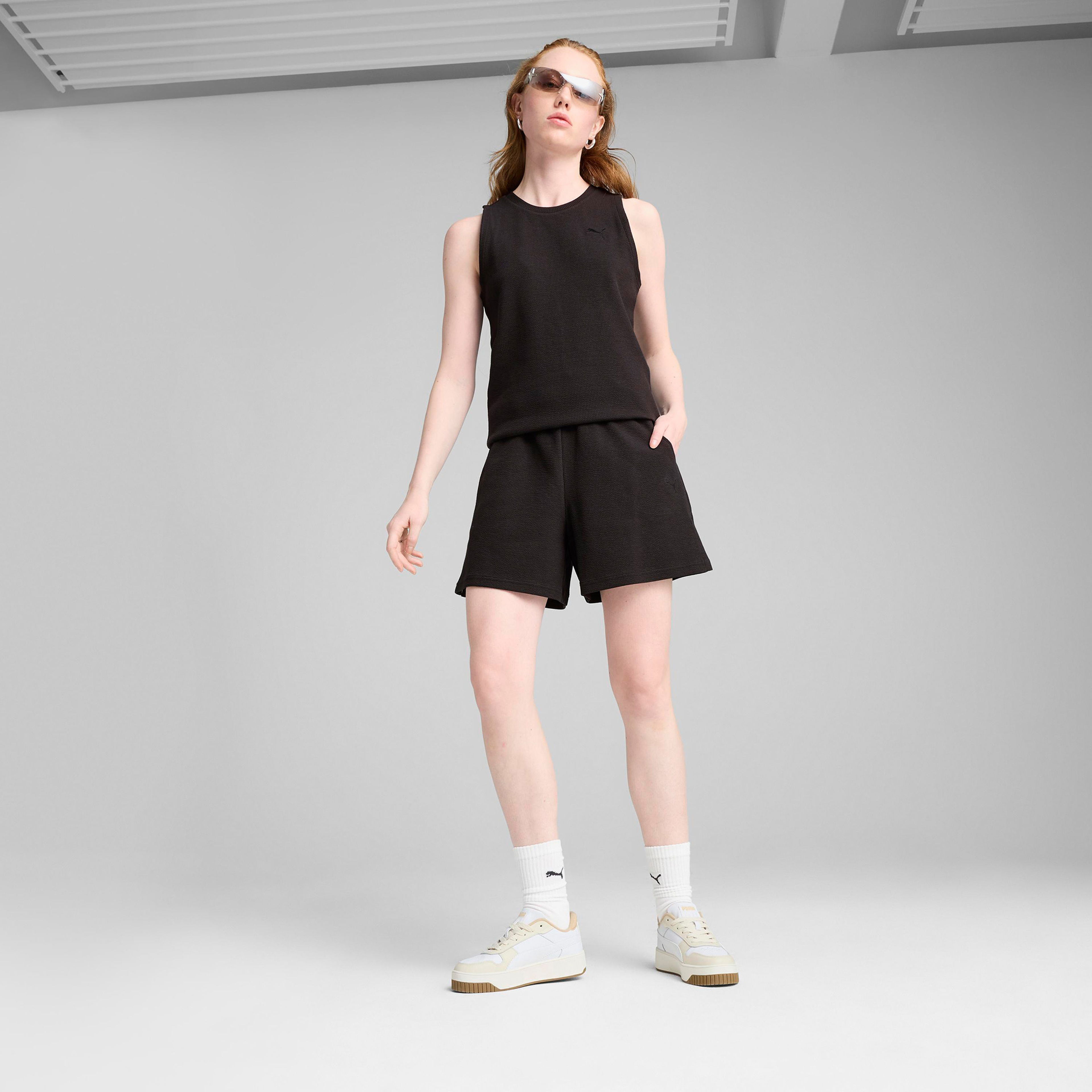 Puma Her High-Waist Kadın Siyah Şort