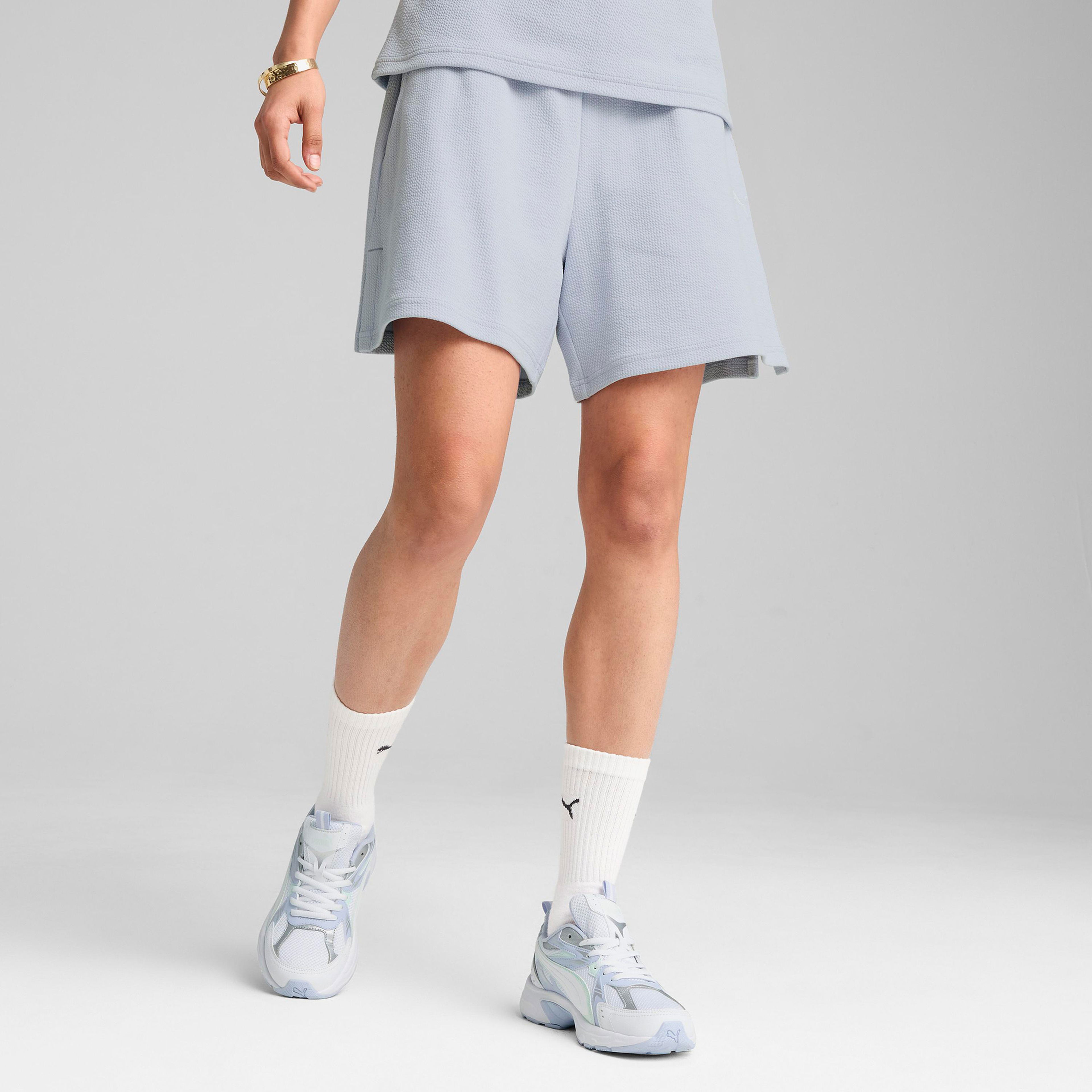 Puma Her High-Waist Kadın Mavi Şort
