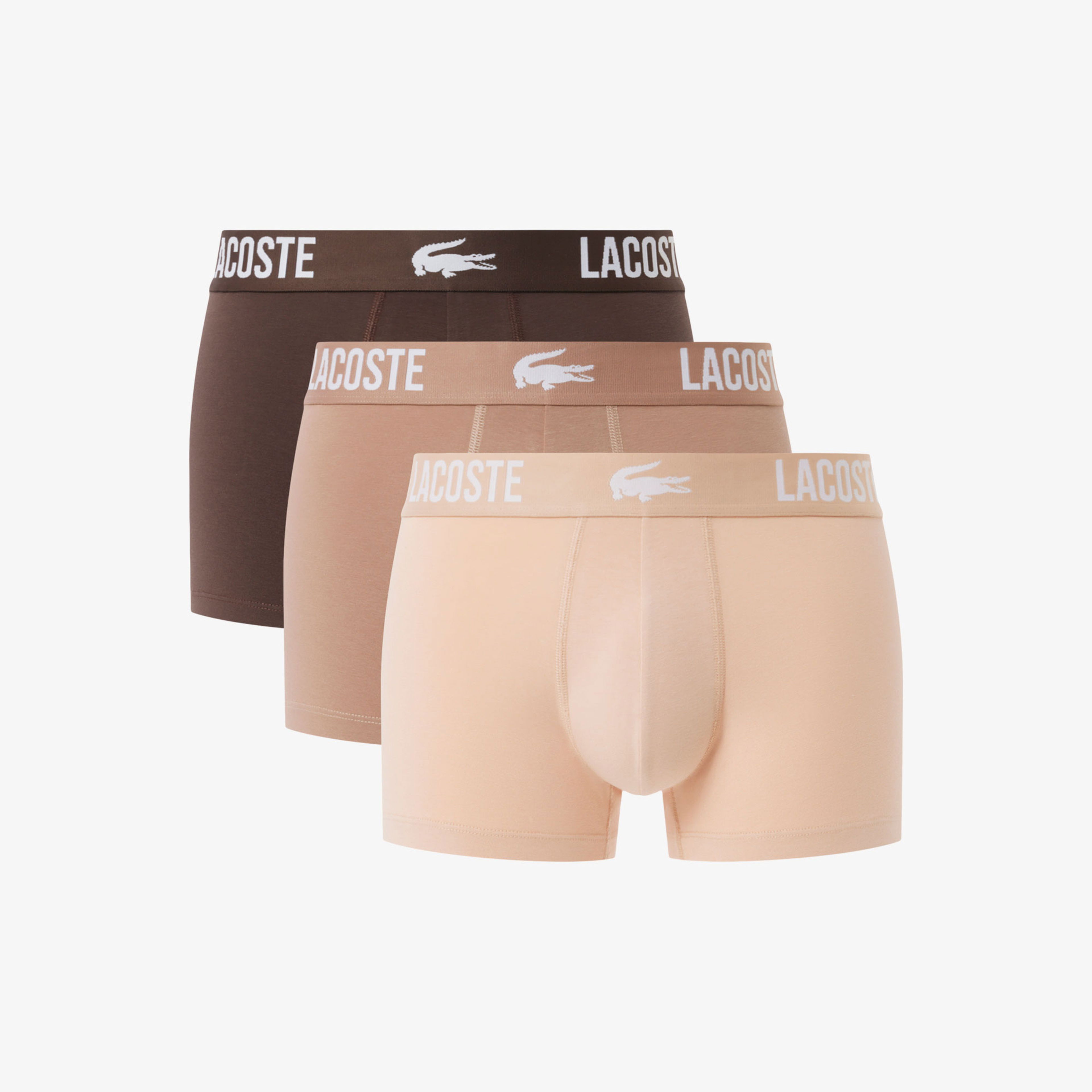 Lacoste Erkek 3'lü Renkli Boxer