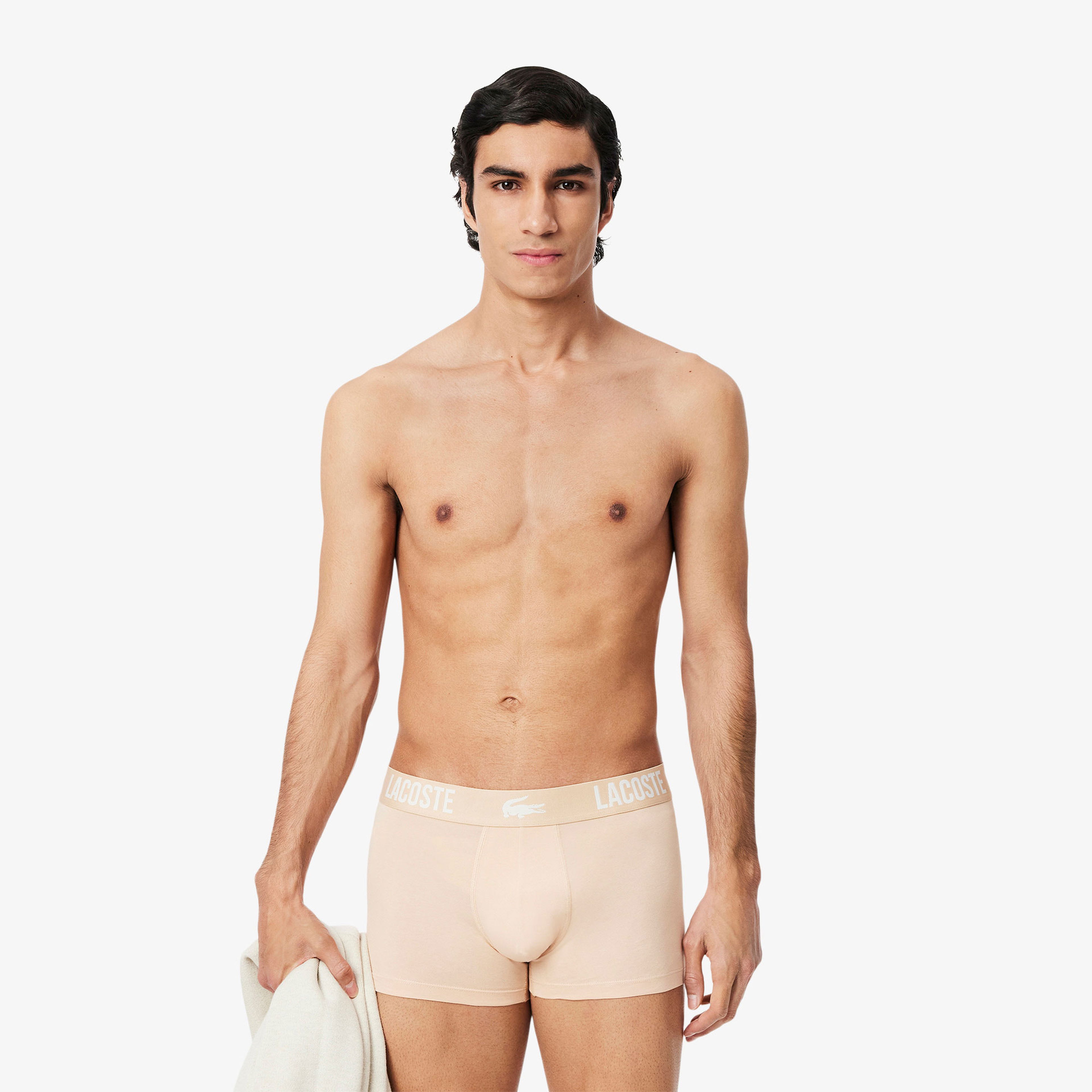 Lacoste Erkek 3'lü Renkli Boxer