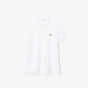 Lacoste Kadın Regular Fit Organik Pamuk Beyaz Polo