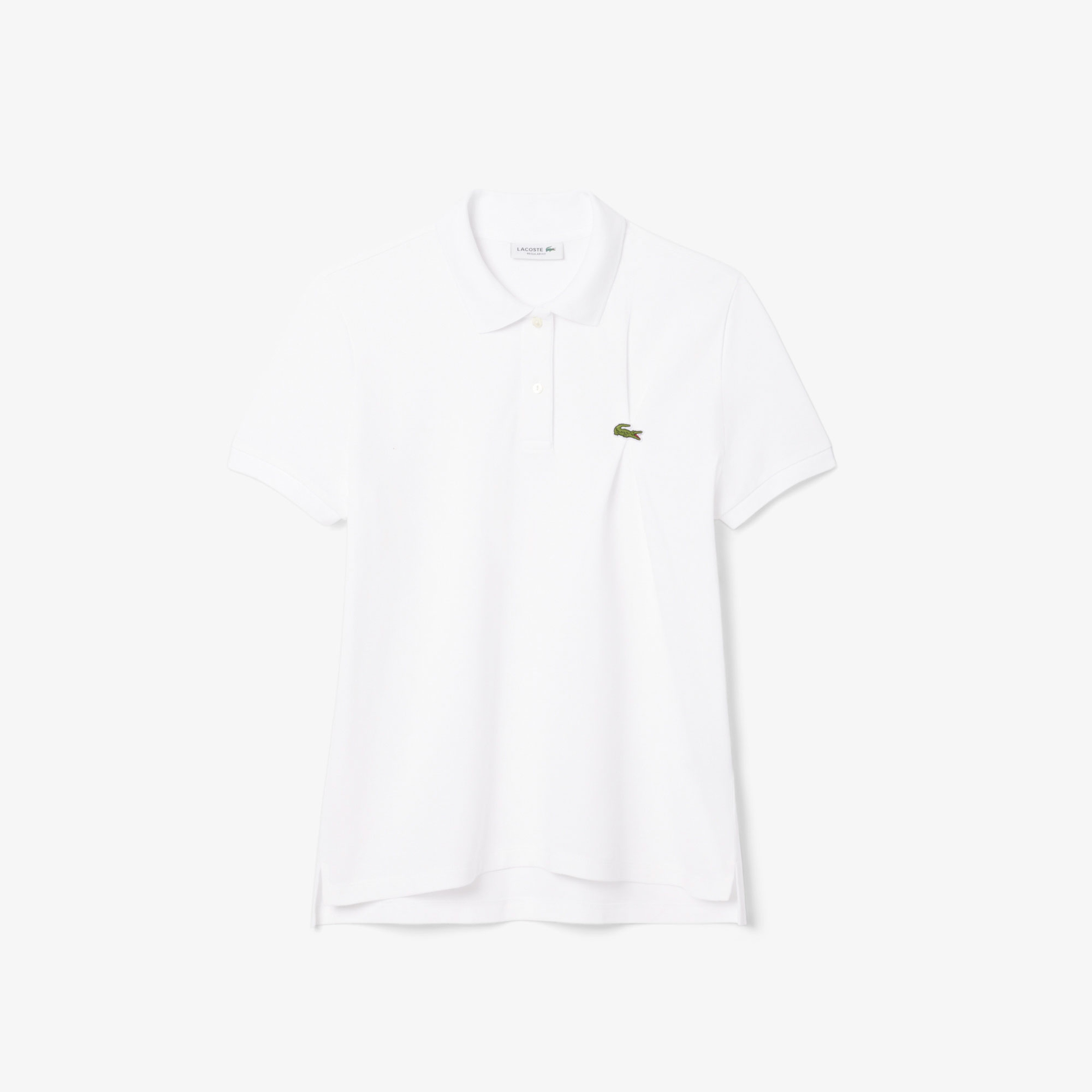 Lacoste Kadın Regular Fit Organik Pamuk Beyaz Polo