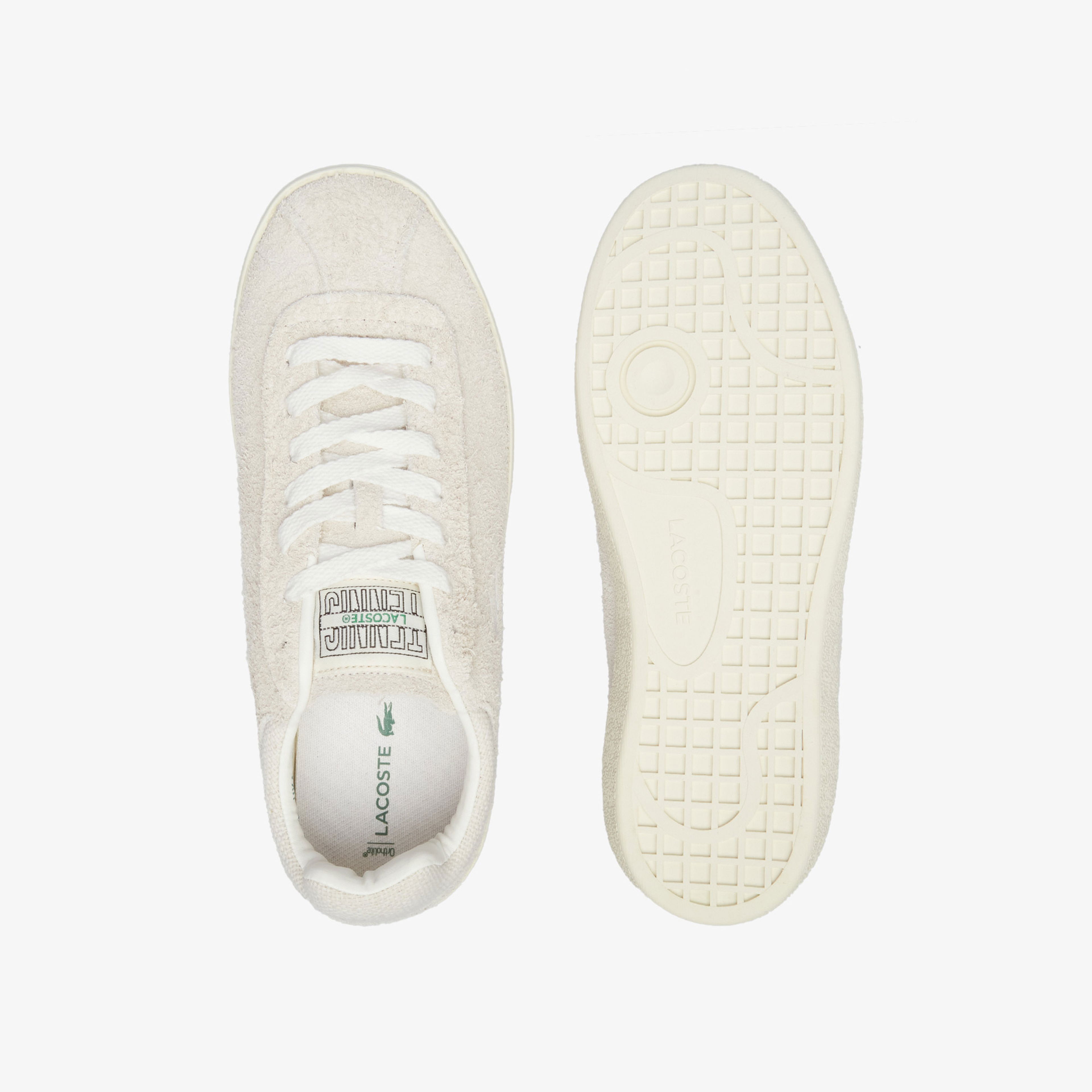 Lacoste Baseshot Kadın Krem Sneaker