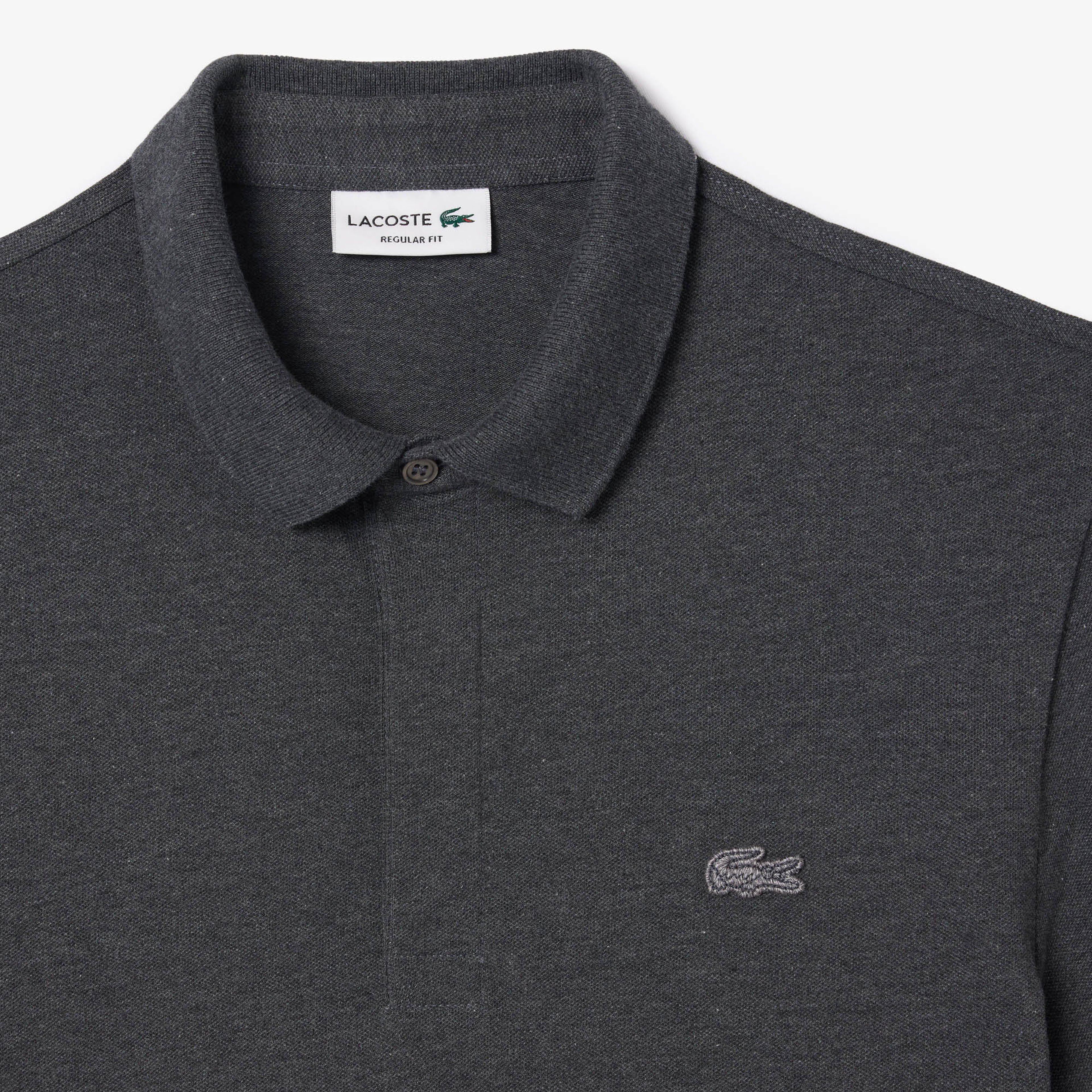 Lacoste Paris Erkek Regular Fit Gri Polo