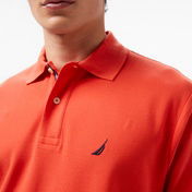 Nautica Erkek Turuncu Classic Fit Kısa Kollu Polo Yaka T-Shirt