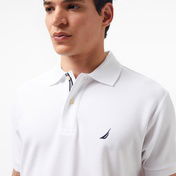 Nautica Erkek Classic Fit Beyaz Kısa Kollu Polo