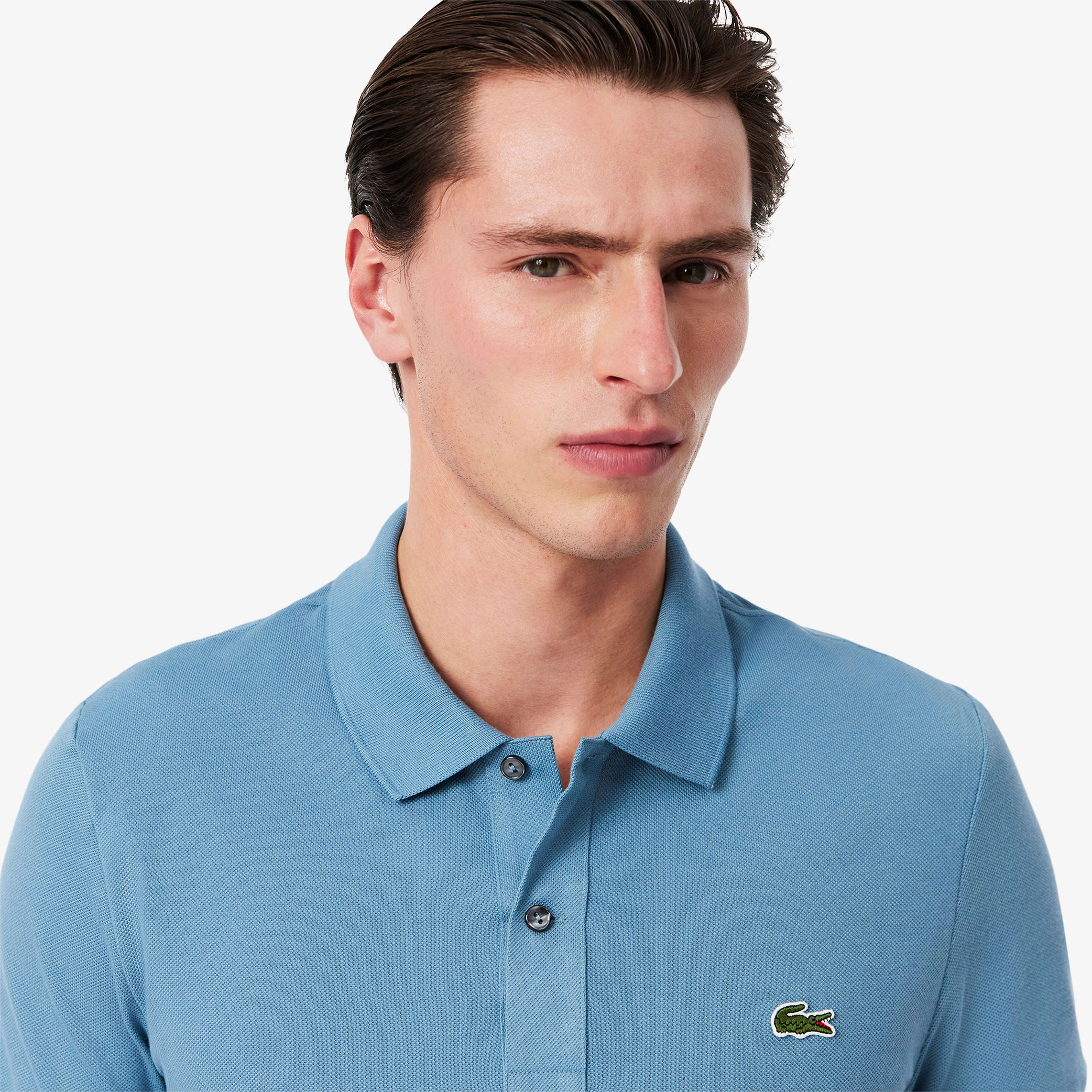 Lacoste L.12.12 Erkek Slim Fit Mavi Polo