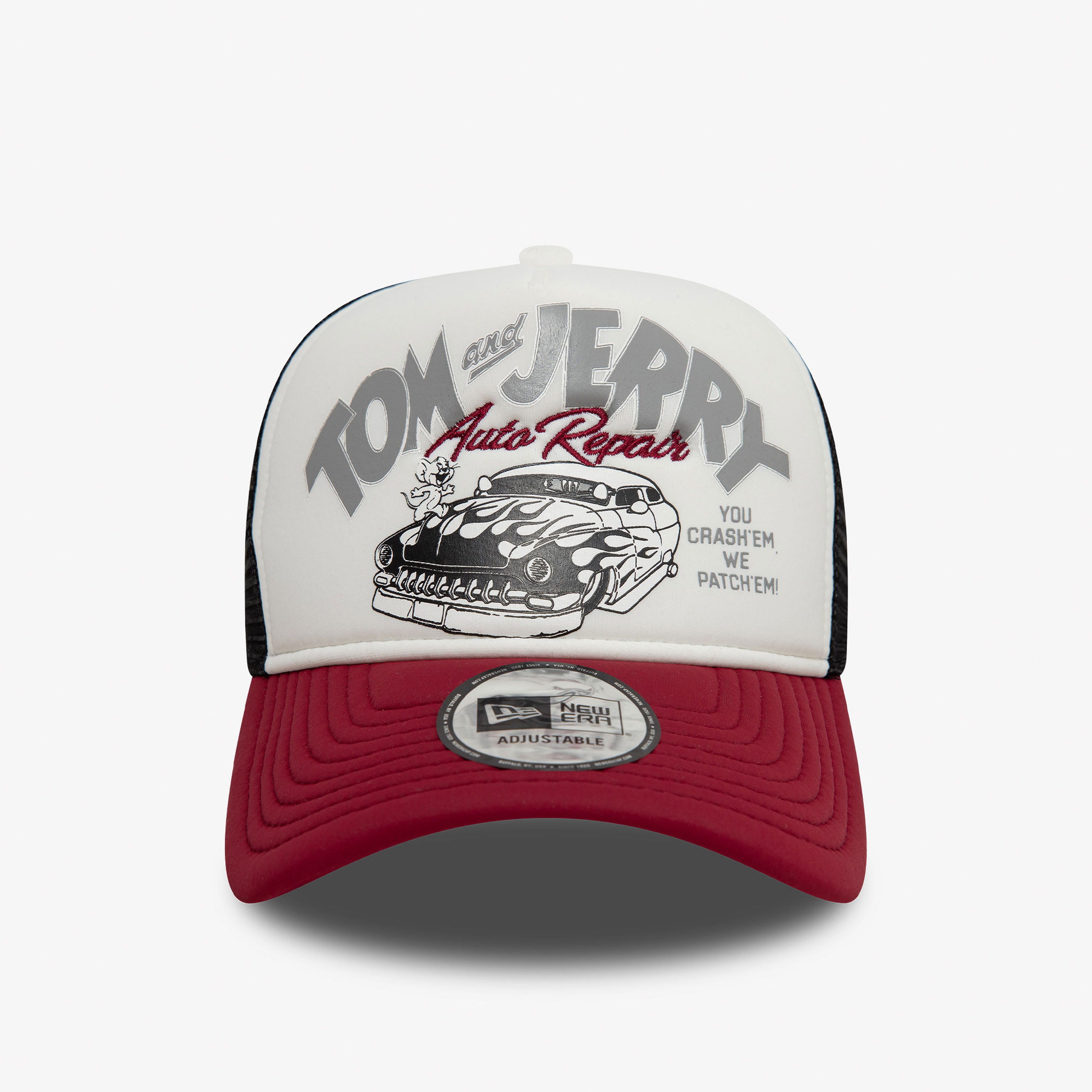 New Era 9Forty Tom and Jerry A-Frame Trucker Unisex Beyaz Şapka