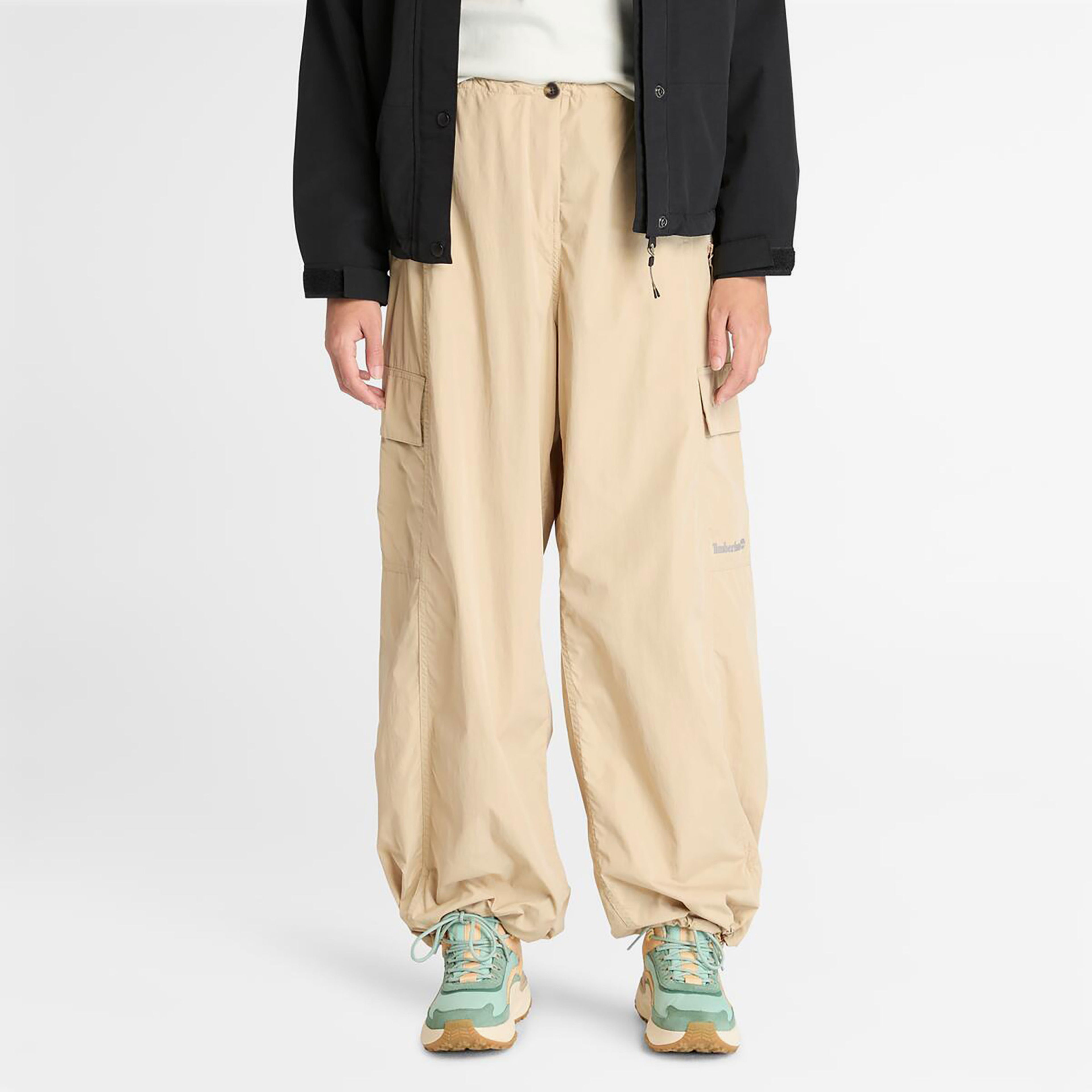 Timberland Parachute Kadın Krem Pantolon