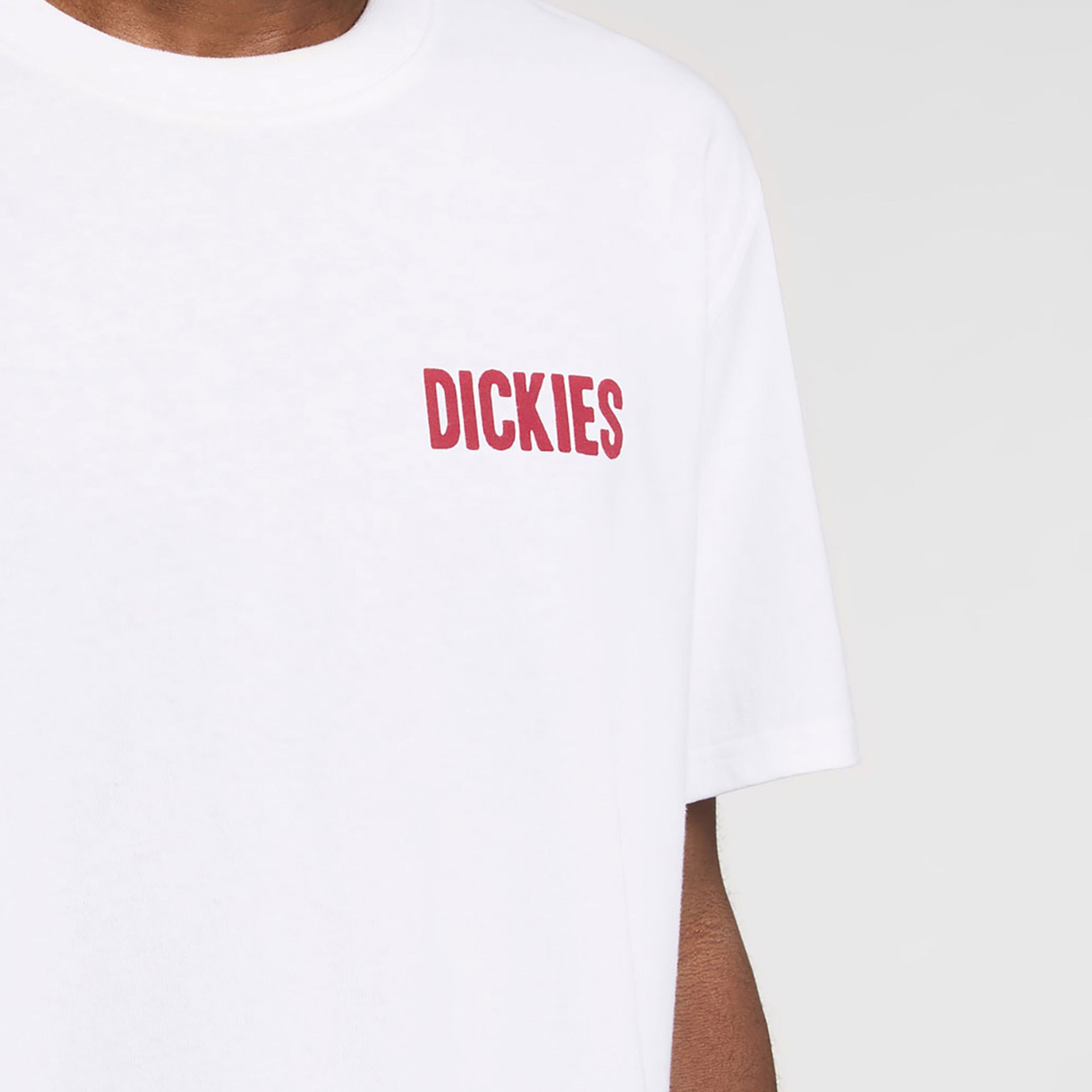 Dickies Slacks Rally Ss Erkek Beyaz T-Shirt