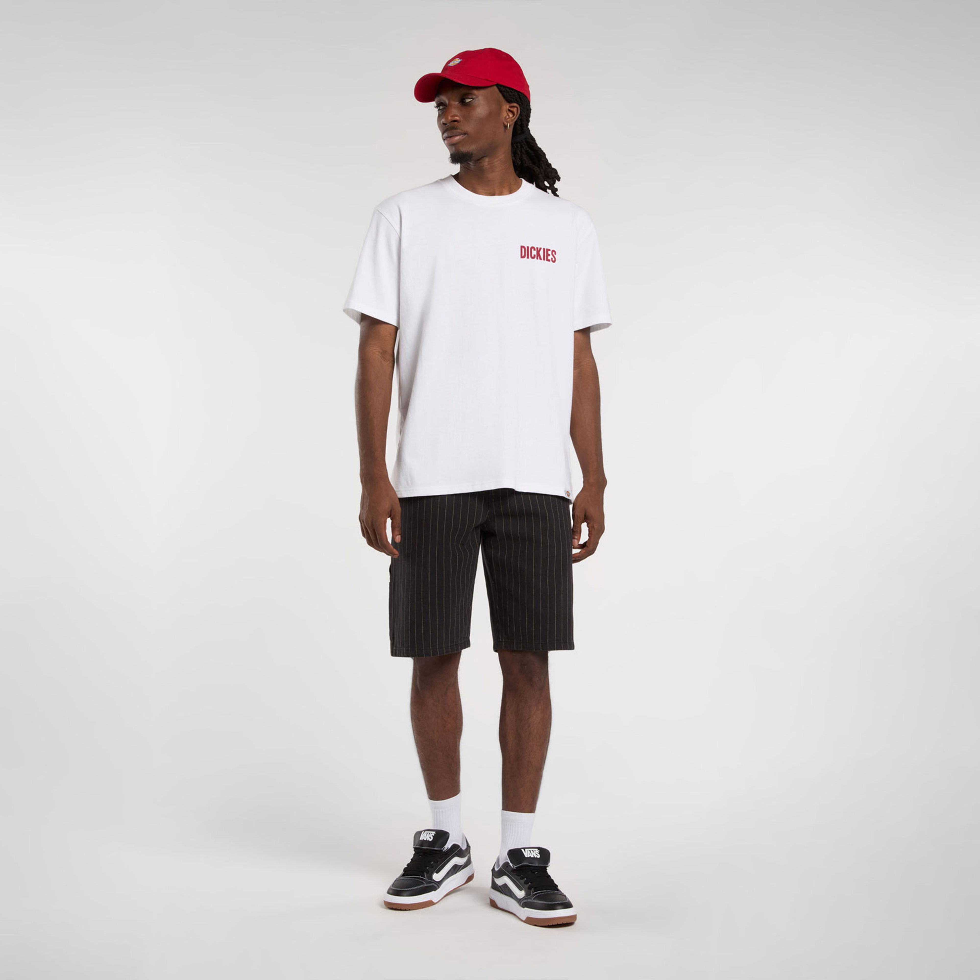 Dickies Slacks Rally Ss Erkek Beyaz T-Shirt
