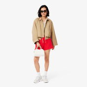 Lacoste Kadın Oversized Fit Bej Ceket