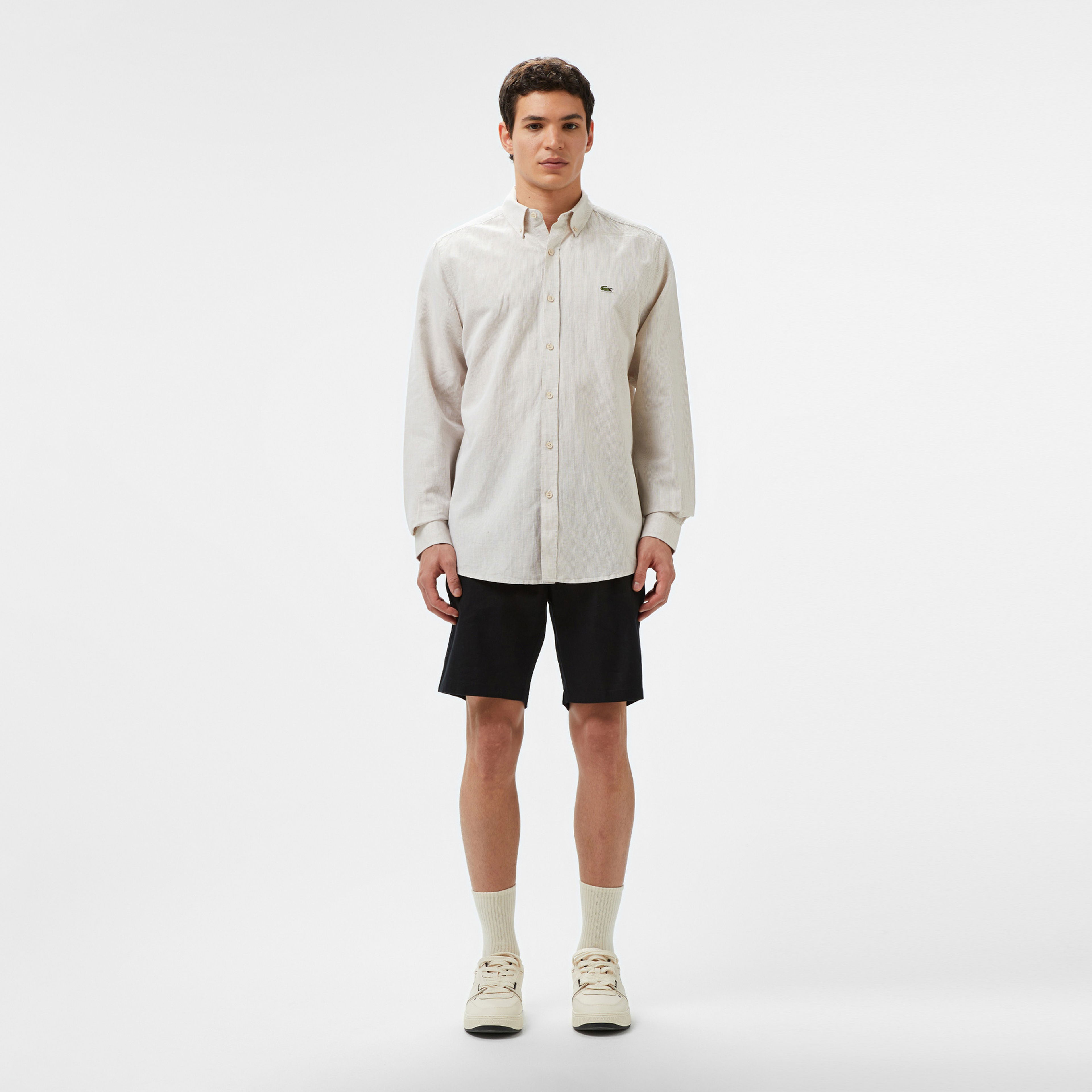 Lacoste Erkek Regular Fit Siyah Bermuda Şort