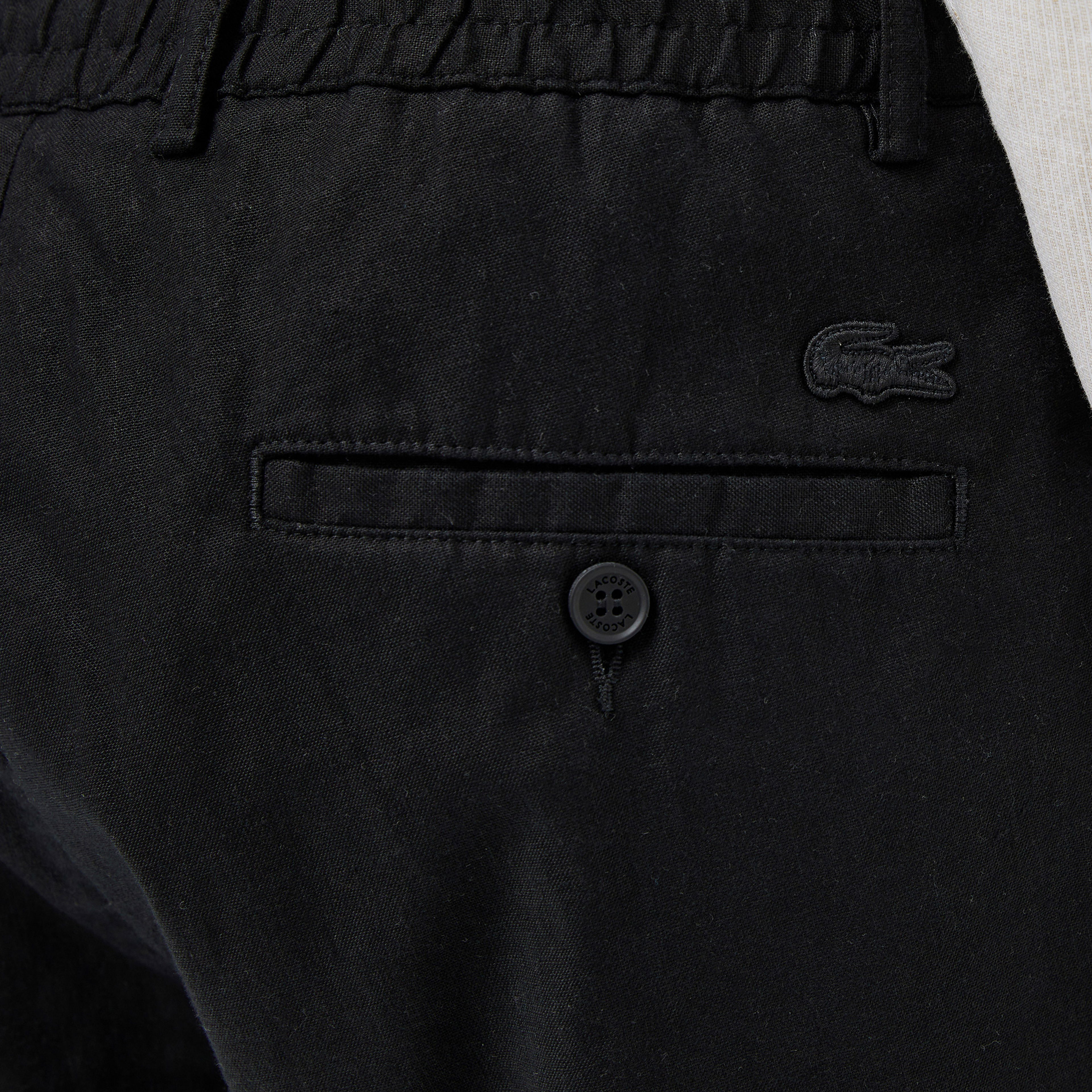 Lacoste Erkek Regular Fit Siyah Bermuda Şort