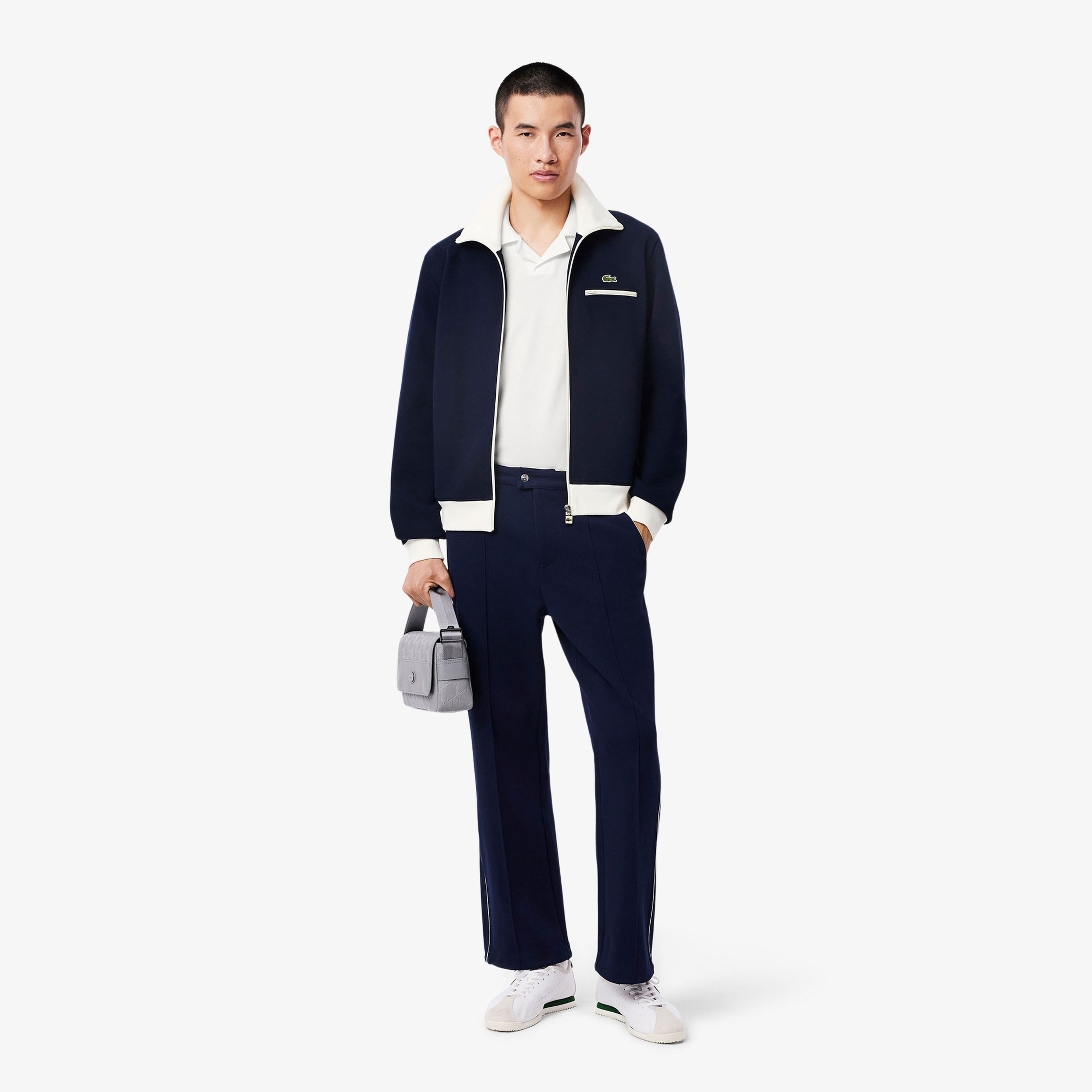 Lacoste Paris Erkek Classic Fit Beyaz Polo